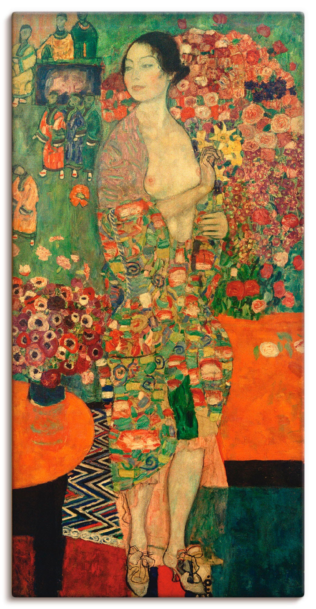 Image of Artland Wandbild »Die Tänzerin«, Frau, (1 St.), in vielen Grössen & Produktarten -Leinwandbild, Poster, Wandaufkleber / Wandtattoo auch für Badezimmer geeignet bei Ackermann Versand Schweiz