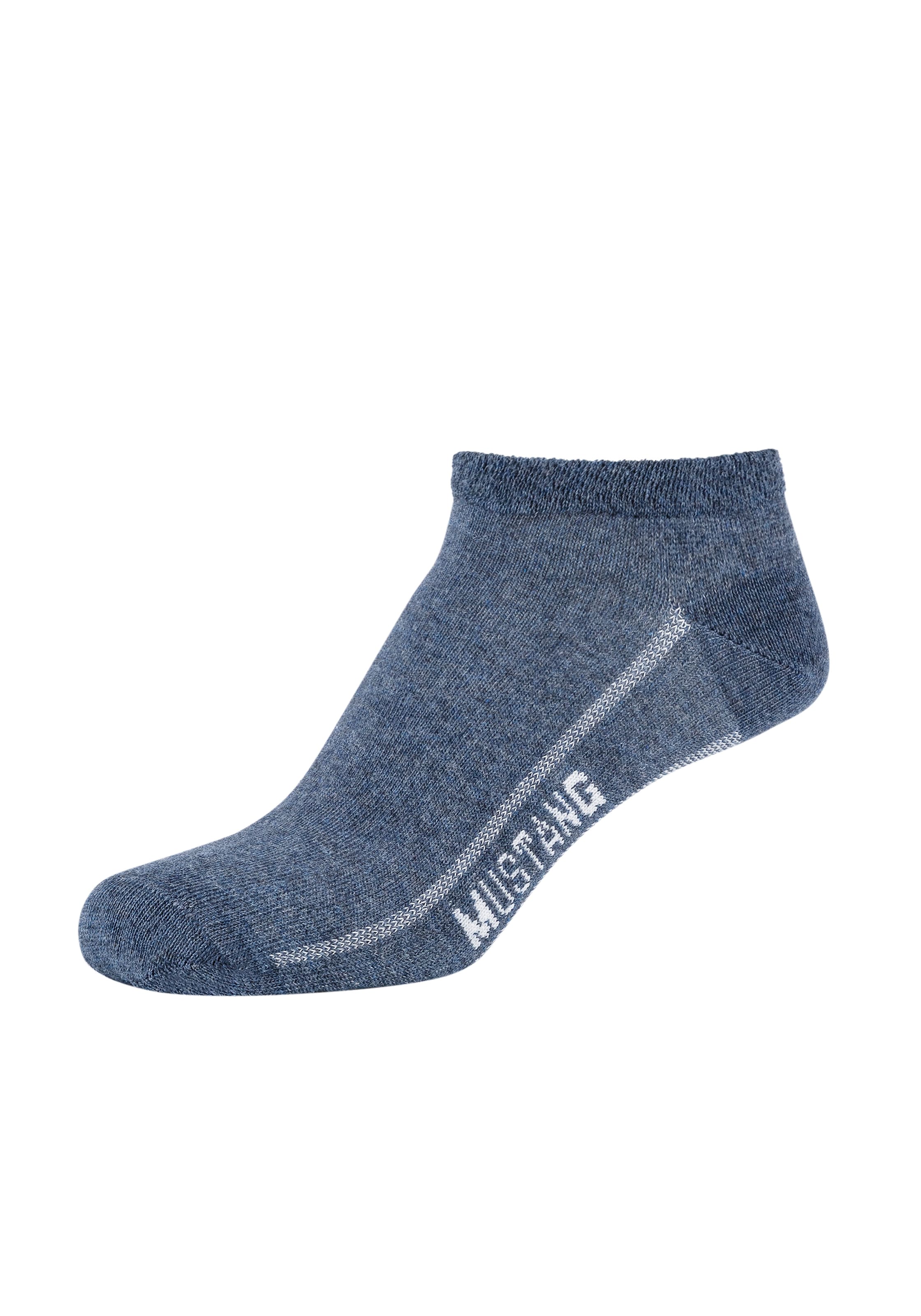 MUSTANG Chaussettes courtes »casual« 6 Couple tlg. avec ceinture élastique confortable