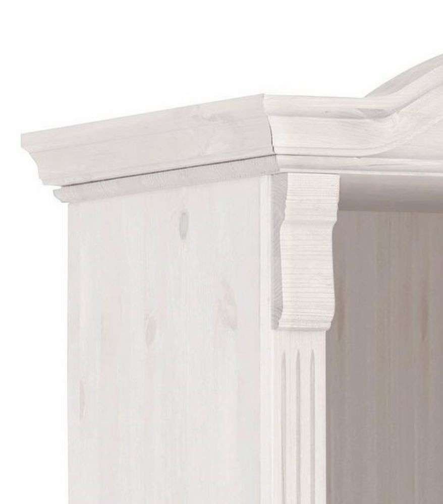 Home affaire Standregal »Anna, Regal, Aktenregal, Bücherregal«, aus massiver Kiefer, Breite 96 cm, mit schönen Details und Fräsungen