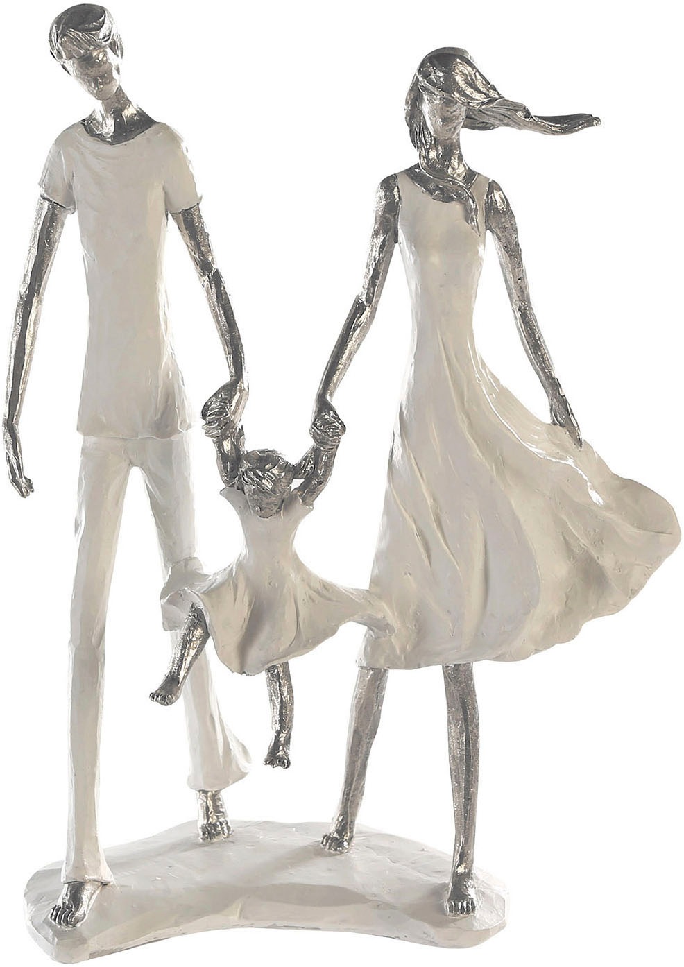 Image of Casablanca by Gilde Dekofigur "Skulptur Familie Family weiss H. 12 cm"