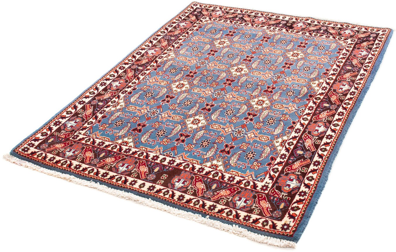 Image of morgenland Orientteppich »Perser - Nomadic - 146 x 107 cm - dunkelblau«, rechteckig, 10 mm Höhe, Wohnzimmer, Handgeknüpft, Einzelstück mit Zertifikat bei Ackermann Versand Schweiz