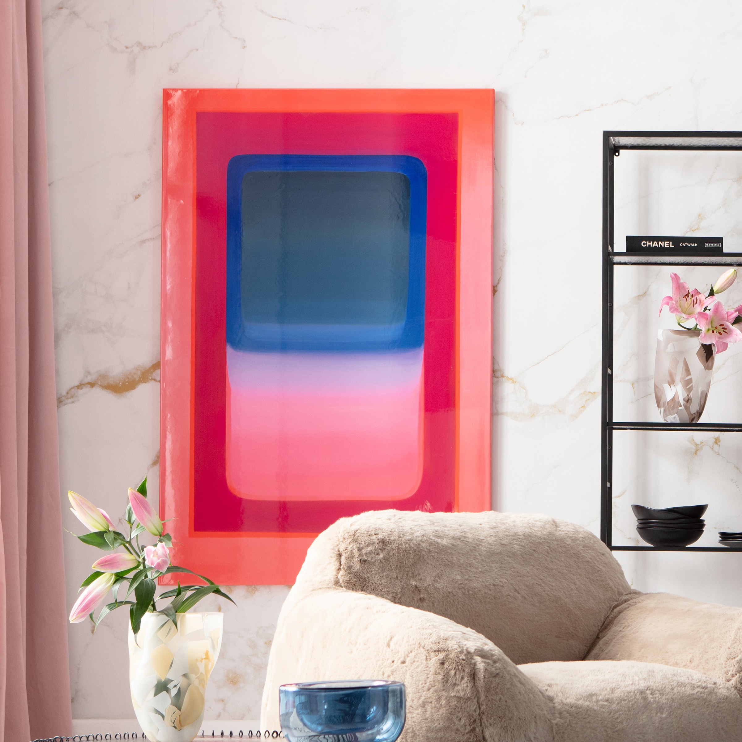 Kare Design Tableau sur toile »Leinwandbild Tendency Blush«