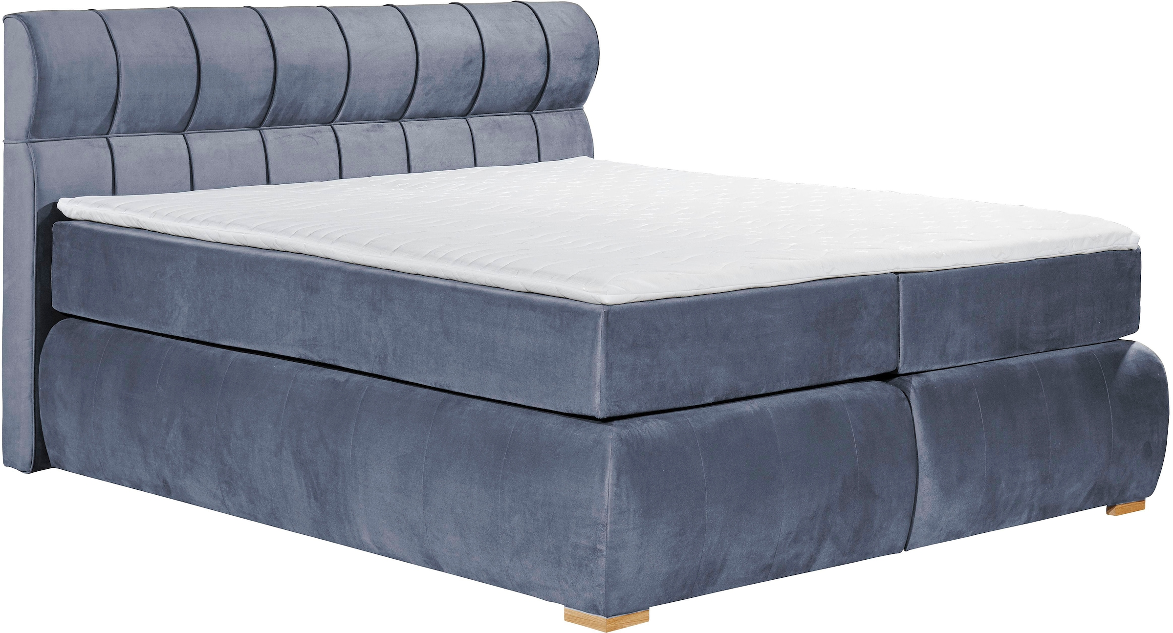 Places of Style Boxspringbett »Felicia«, in H4, inkl. Topper und Bettkasten