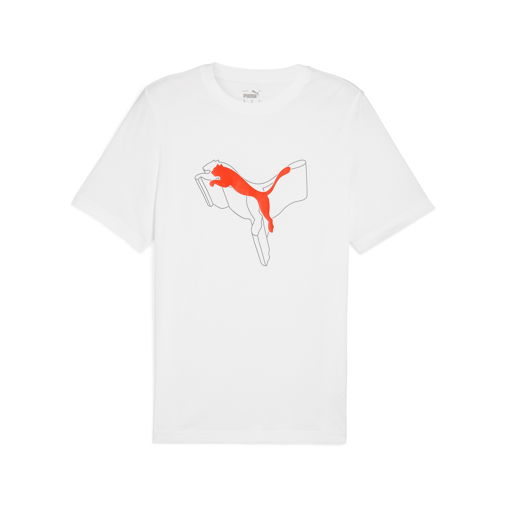 PUMA T-Shirt »ESS+ LOGO LAB  CAT TEE«