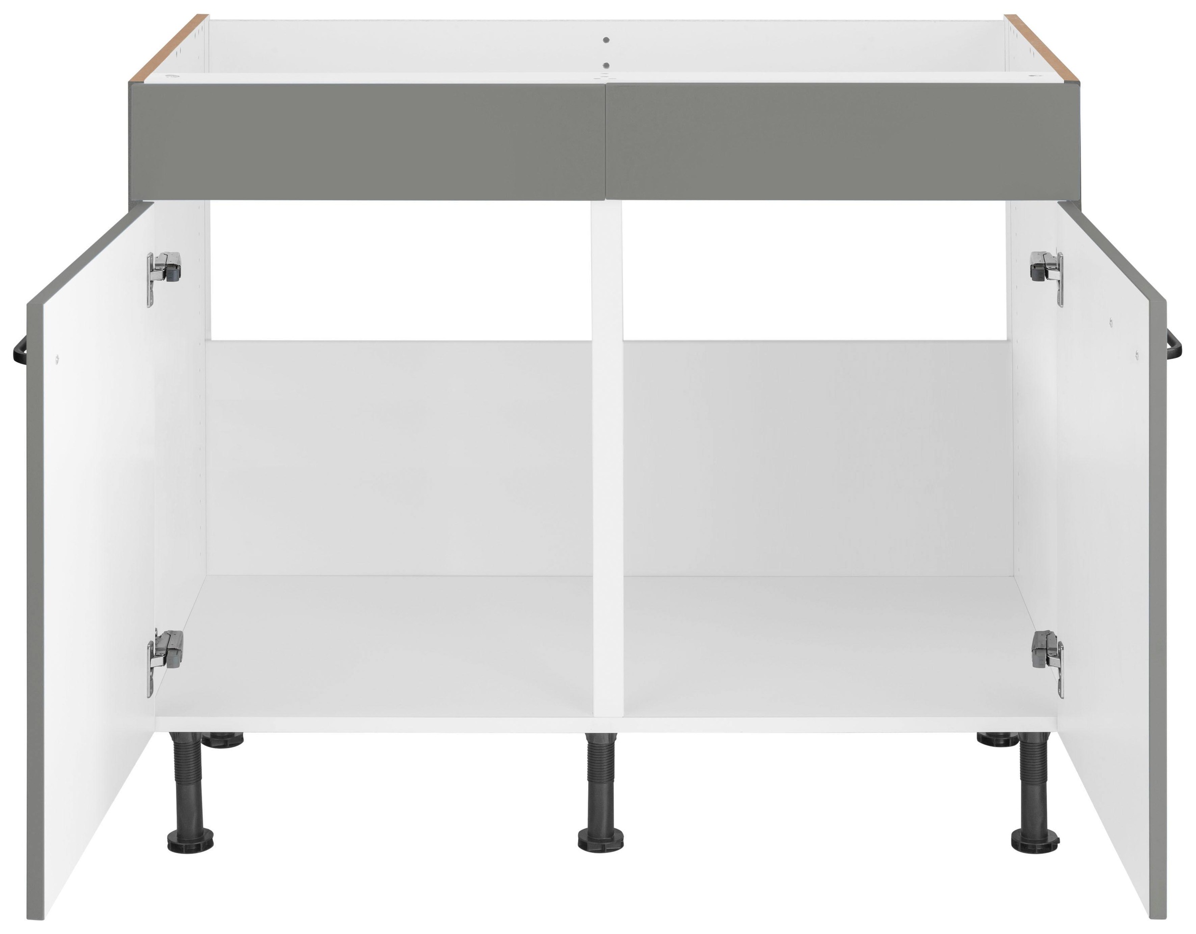 OPTIFIT Spülenschrank »Elga«, mit Soft-Close-Funktion, höhenverstellbaren Füssen, Breite 100 cm