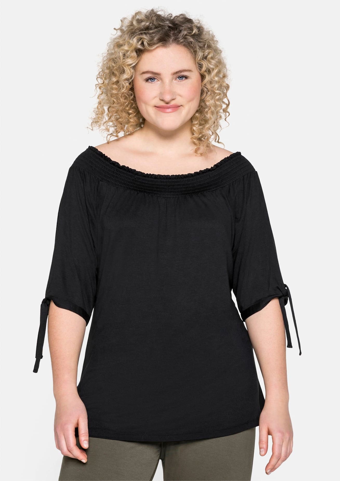 Image of Sheego Carmenshirt "T-Shirt" 1 Stk.