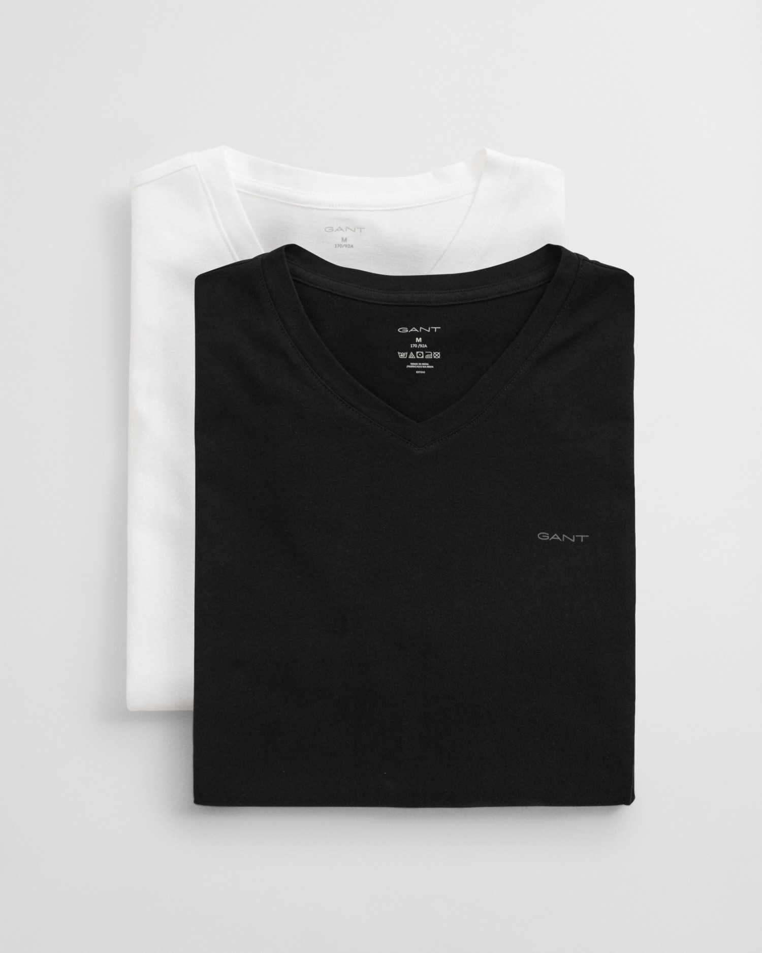 Gant Kurzarmshirt »V-NECK T-SHIRT 2-PACK«, Mit V-Ausschnitt