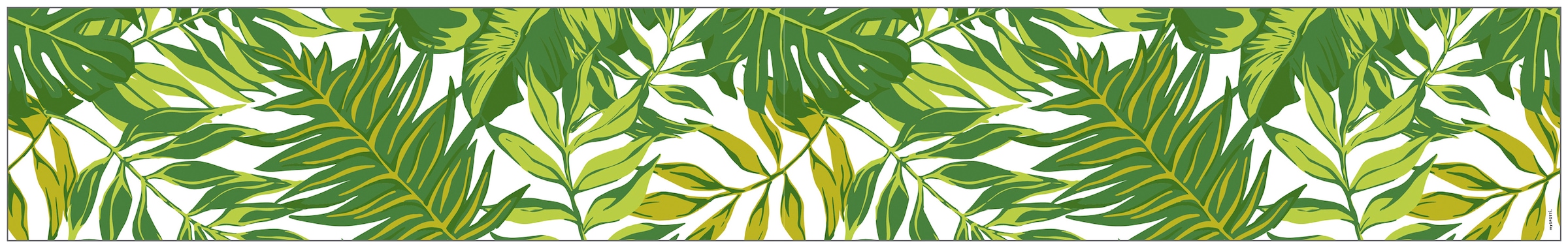 MySpotti Fensterfolie »Look Palm Leaves green«, halbtransparent,  glattstatisch haftend, 200 x 30 cm, statisch haftend jetzt kaufen