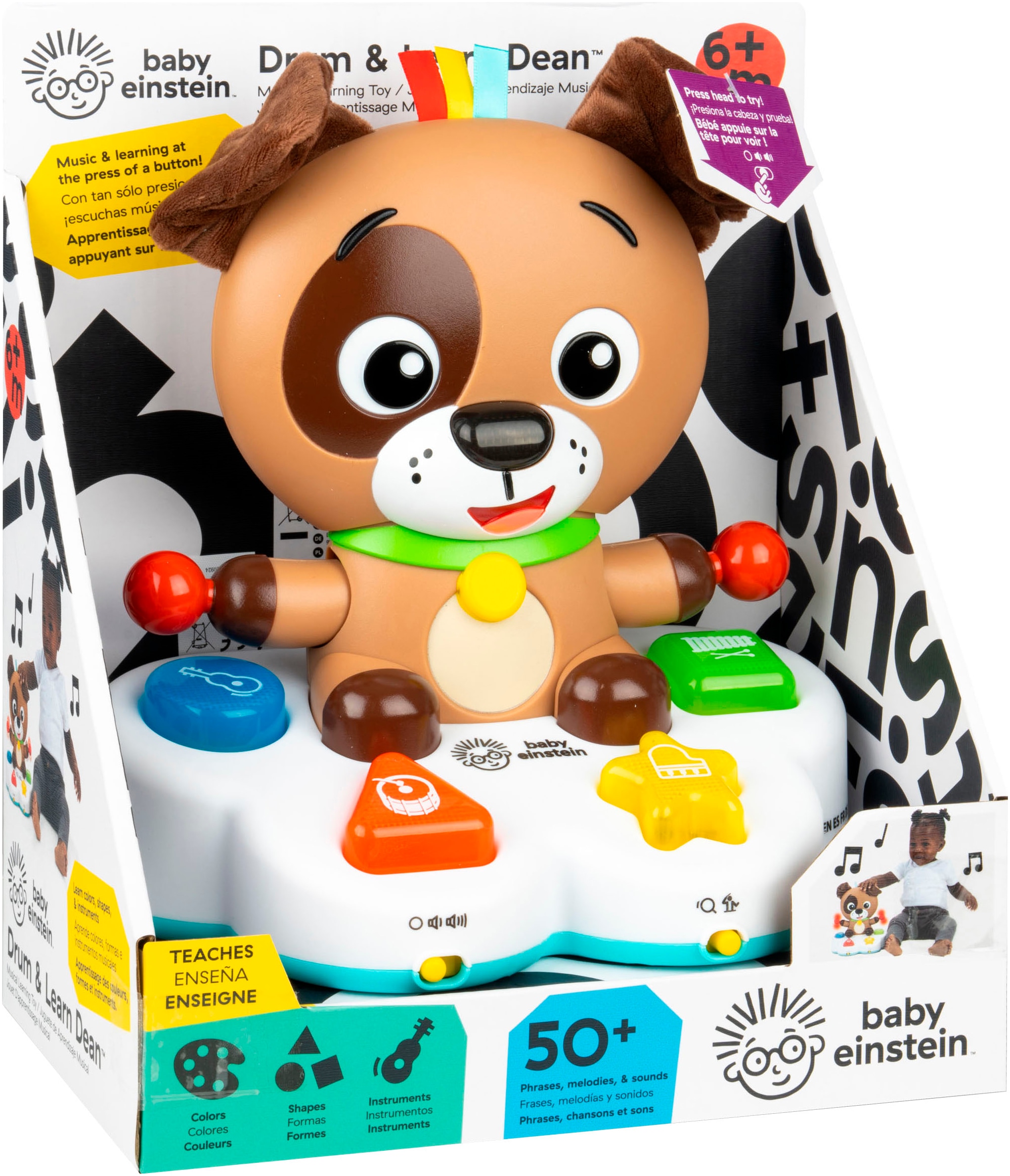 Baby Einstein Jouets éducatifs »Drum & Learn Dean  Musical Learning Toy« mit Licht und Sound