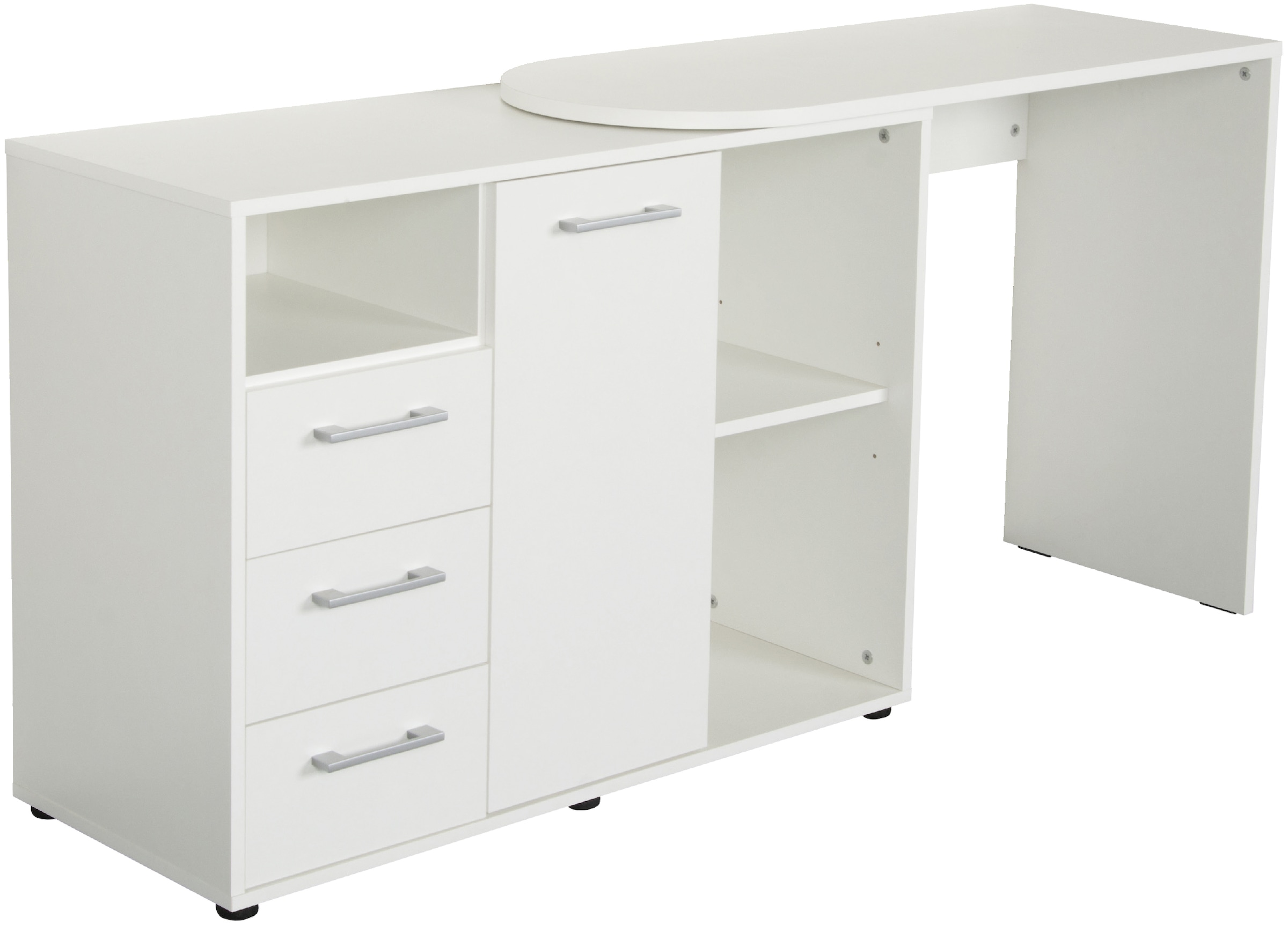 VOGL Möbelfabrik Schreibtisch »1246 mit schwenkbarer Tischplatte«, platzsparend, Breite 98-149 cm, Made in Germany