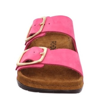 Rohde Pantolette »Rodigo«, Keilabsatz, Sommerschuh, Hausschuh mit komfortablem Softfussbett