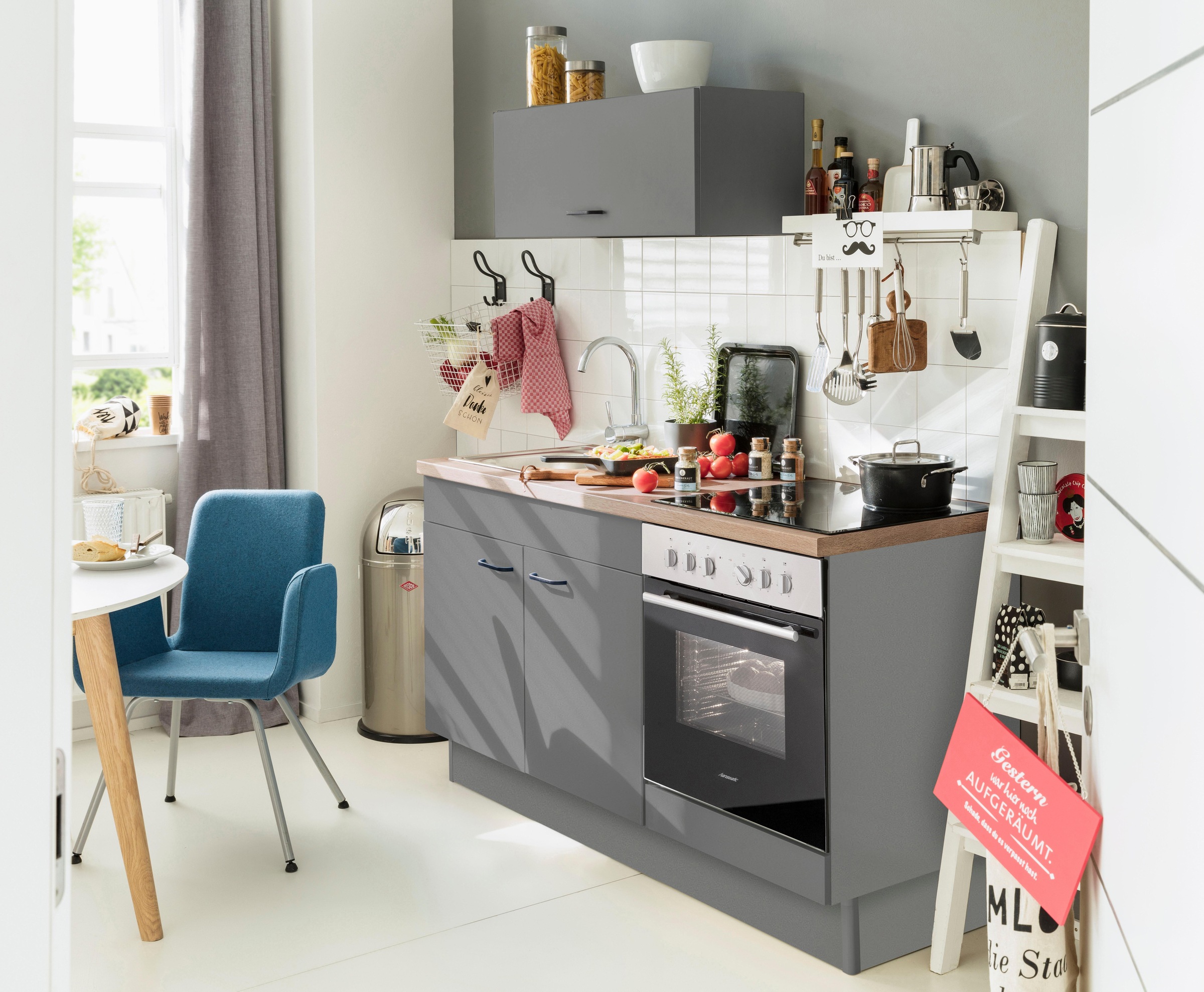 OPTIFIT Klapphängeschrank »Elga«, reite 90 cm, mit Metallgriff und 1 Klappe