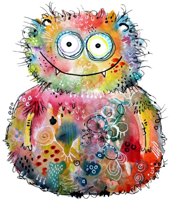 Image of Wall-Art Wandtattoo »Lebensfreude - Happy Monster«, (1 St.) bei Ackermann Versand Schweiz