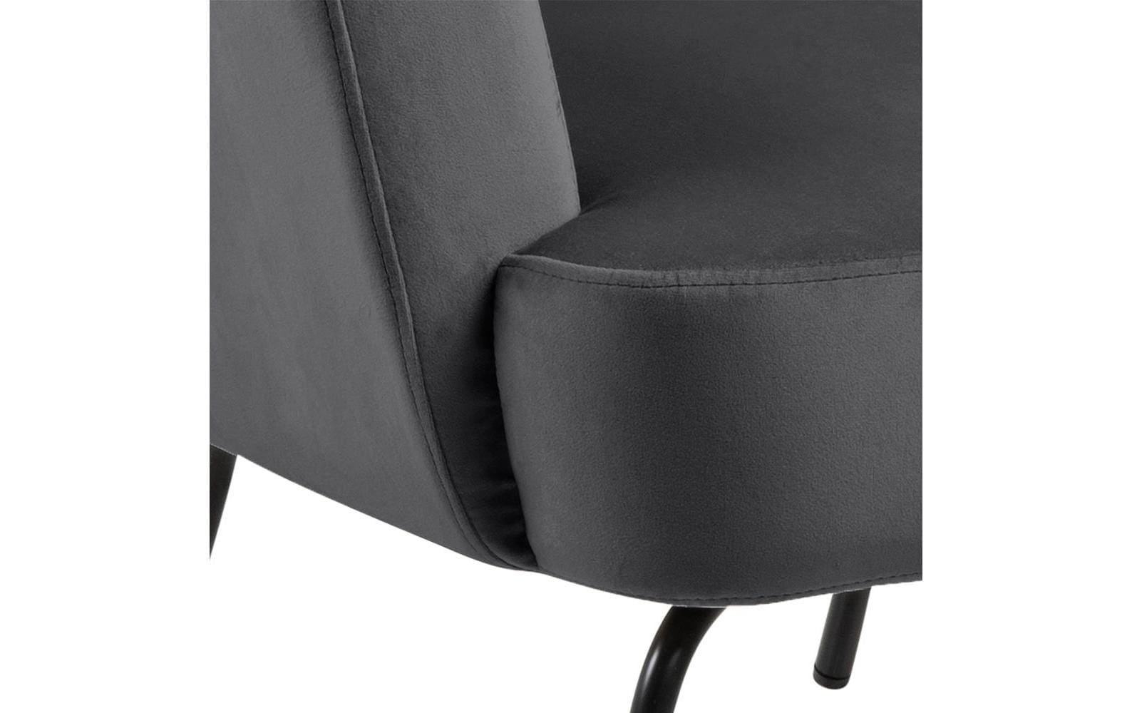 AC Design Sessel »Melissa 75 x 83 cm« Eleganter Loungesessel mit weichem Samtbezug