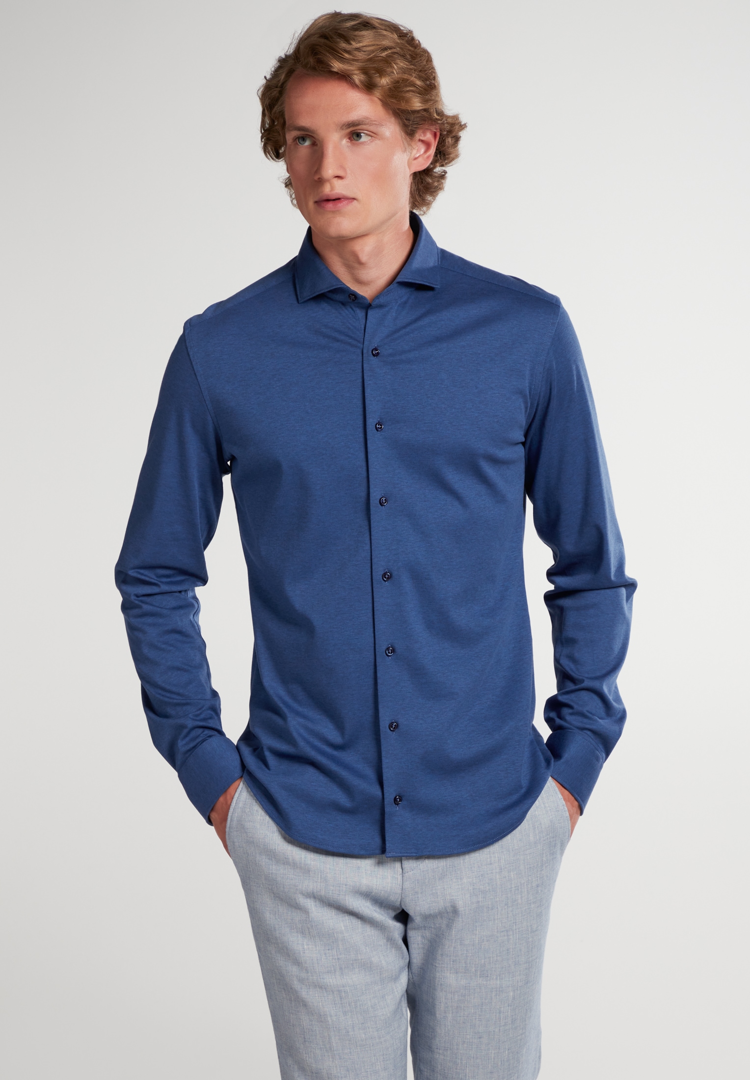 Eterna Langarmhemd »SLIM FIT«, NON IRON (bügelfrei)