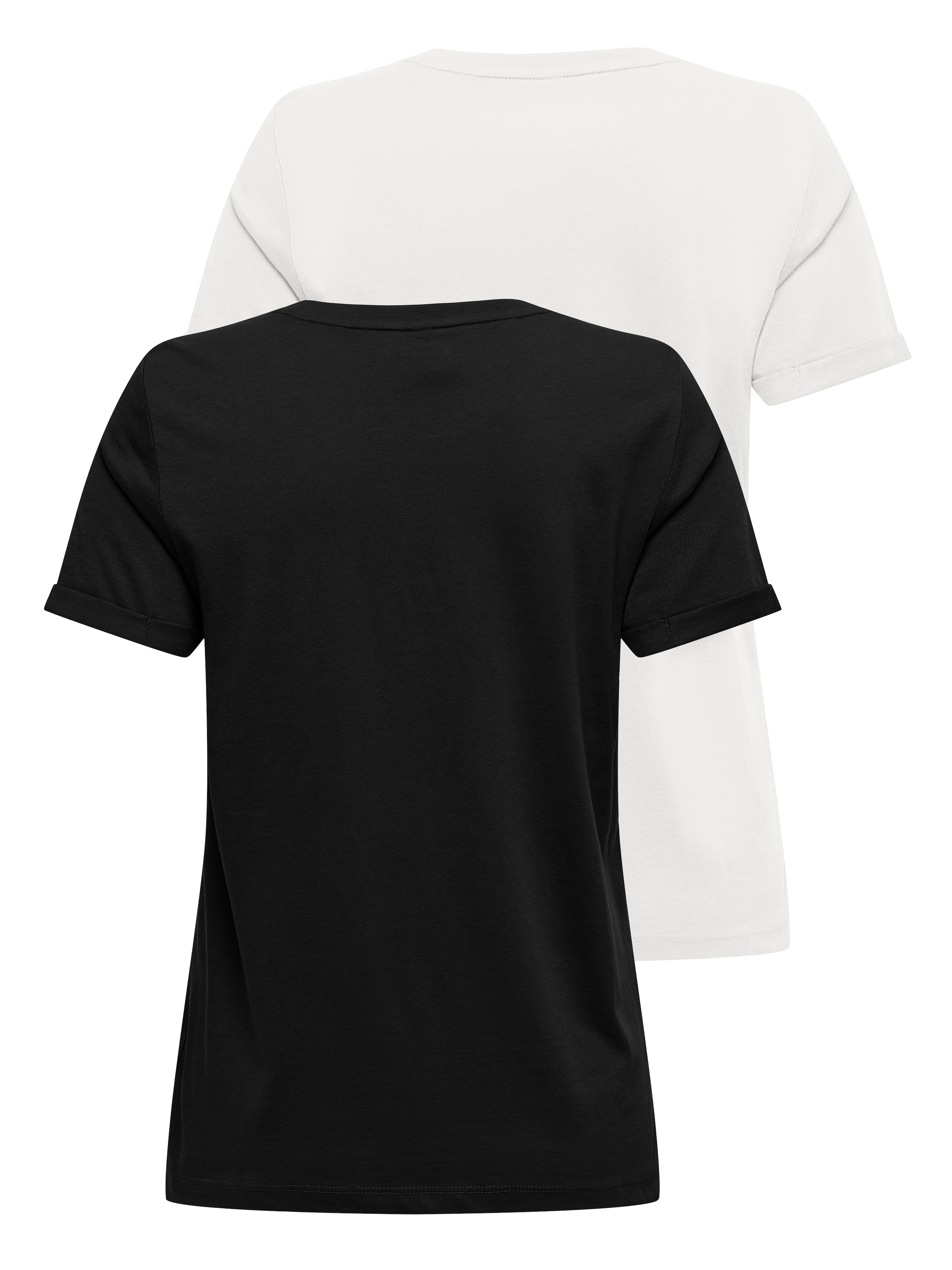 ONLY Kurzarmshirt »ONLKITA LIFE S/S TOP 2 PACK CS JRS«, (Packung, 2er-Pack)
