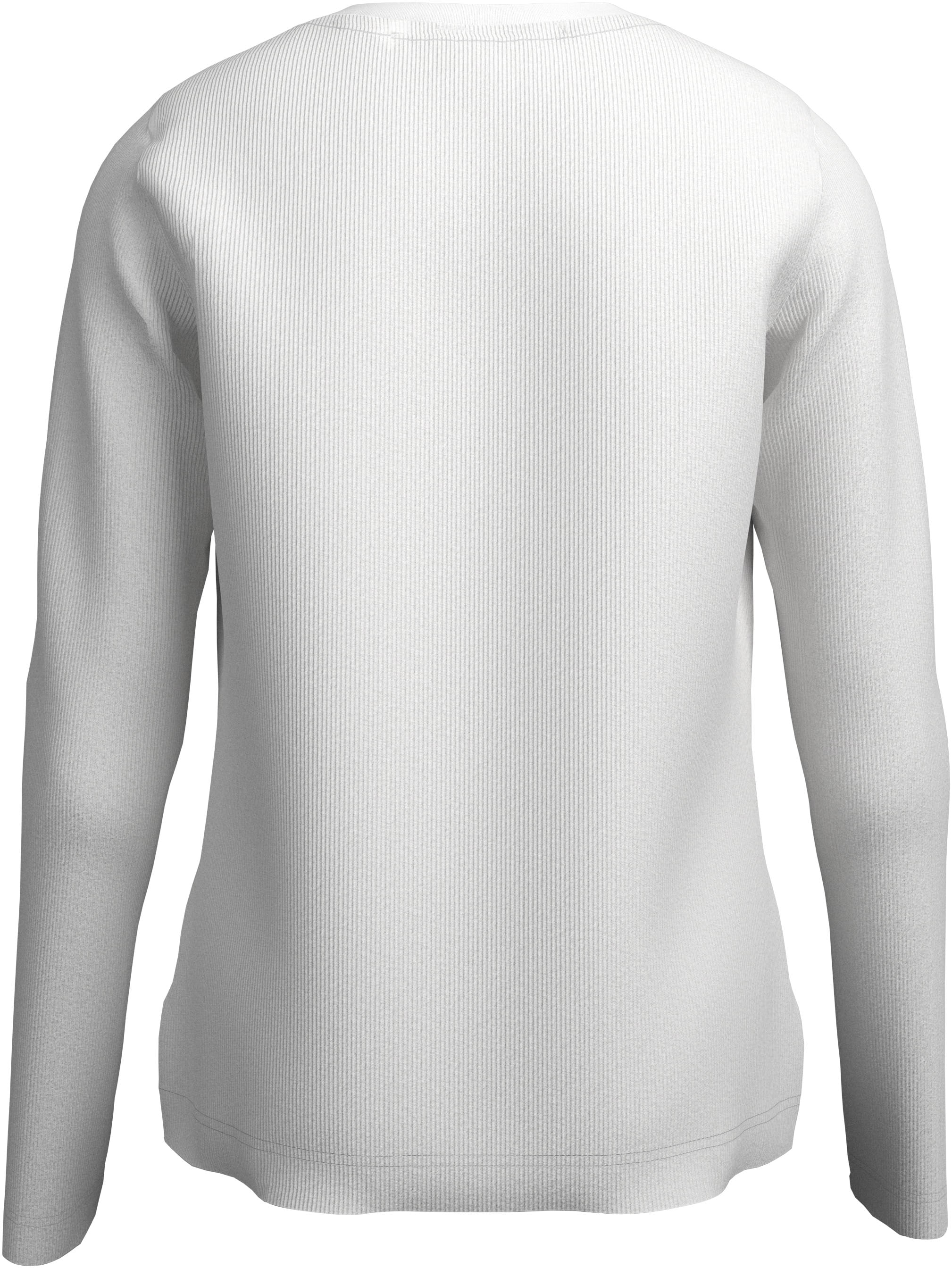 H.I.S Langarmshirt »2er Packung Shirts aus Rippware«, (2 tlg.), 2er Pack Langarmshirts
