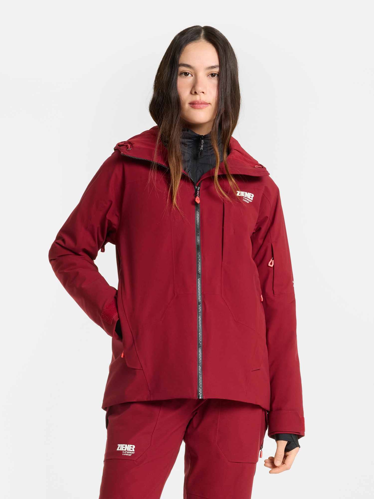Ziener Veste de ski »RAYKA-Z AQUASHIELD® DAMEN« imperméable, coupe-vent, respirant, ouatine en laine