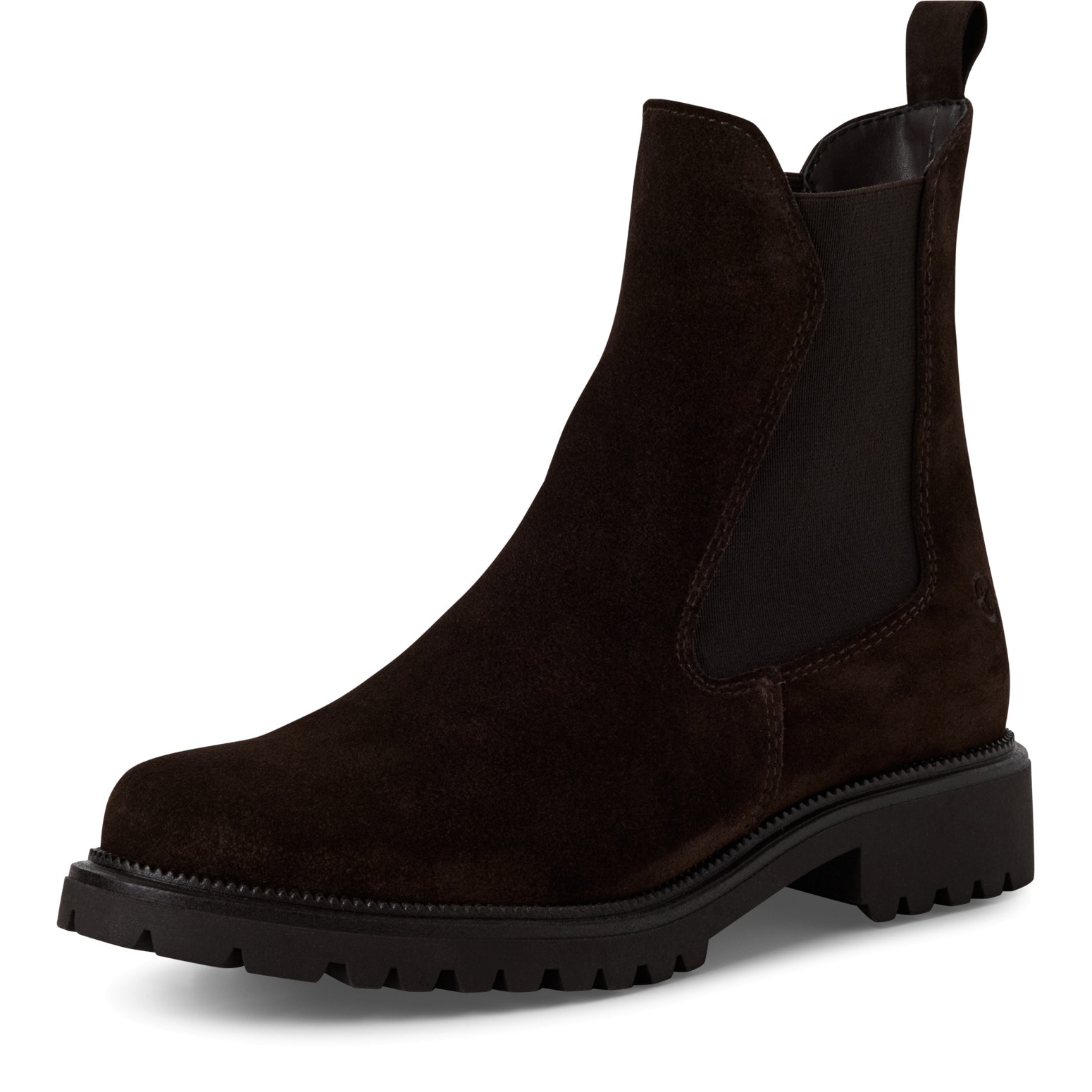 Image of Tamaris Chelseaboots Blockabsatz, Businessschuh, Schlupfboots mit Stretcheinsätzen
