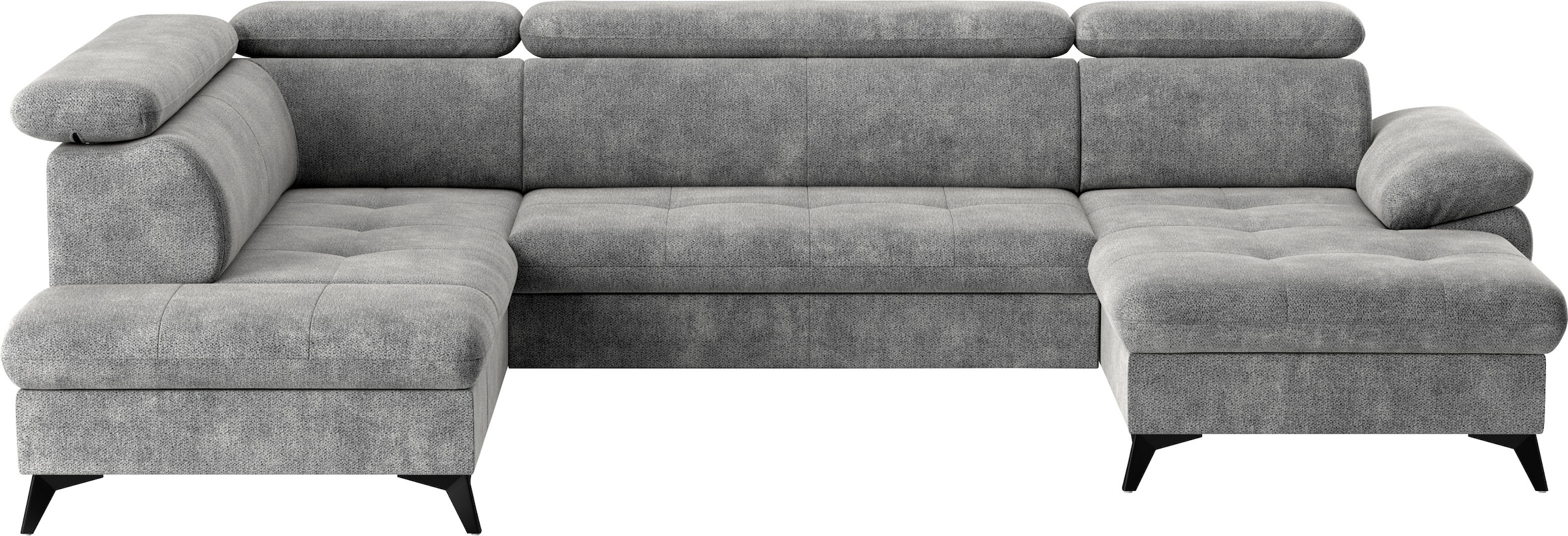 COTTA Wohnlandschaft »Hudson U-Form«, mit Kopfteilverstellung, wahlweise mit Bettfunktion & Bettkasten