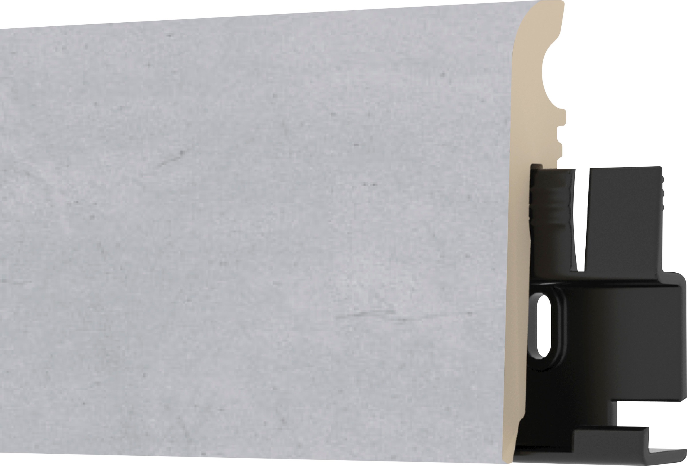 Image of Arbiton Sockelleiste »TORE 60 Glacier«, (Set, 2 St., 2 Stück á 2,20m), Concrete, Hochwertige Designleiste für Vinyl bei Ackermann Versand Schweiz