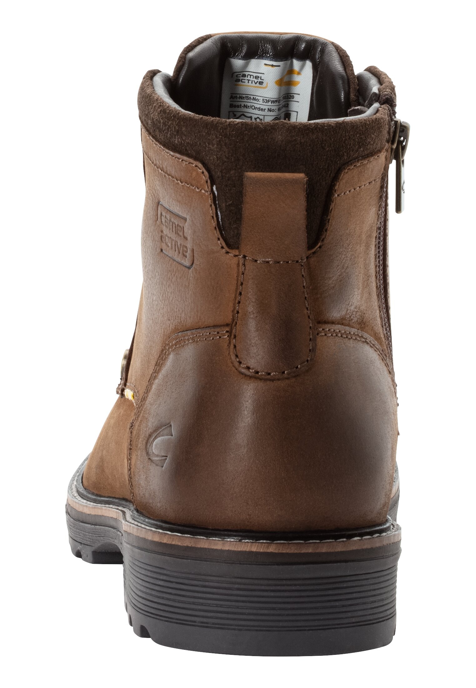 camel active Bottines à lacets  bottes d'hiver, bottes avec semelle intérieure rembourrée