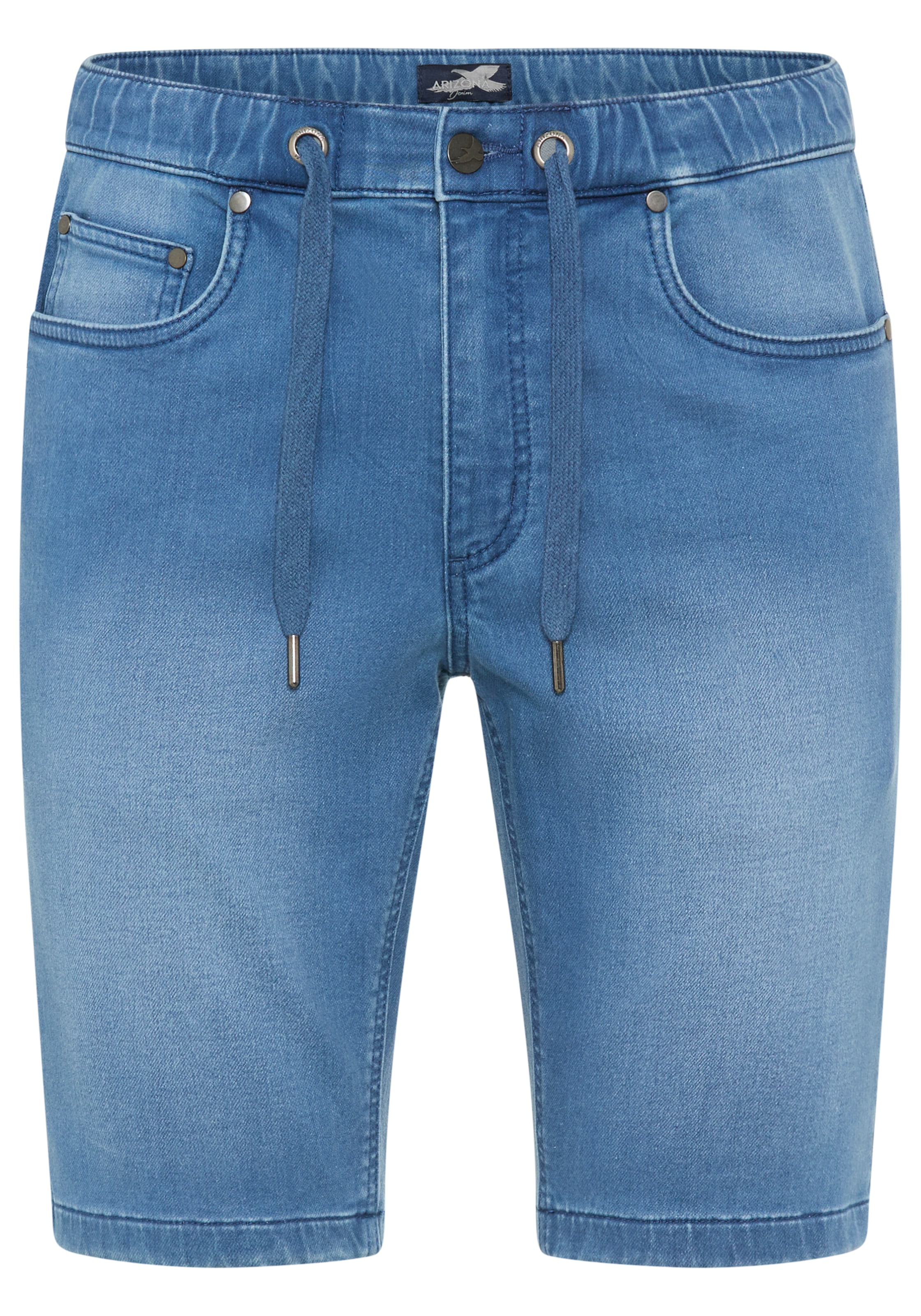 Arizona Short en jean gerade geschnittenes Bein, Regular Fit Passform