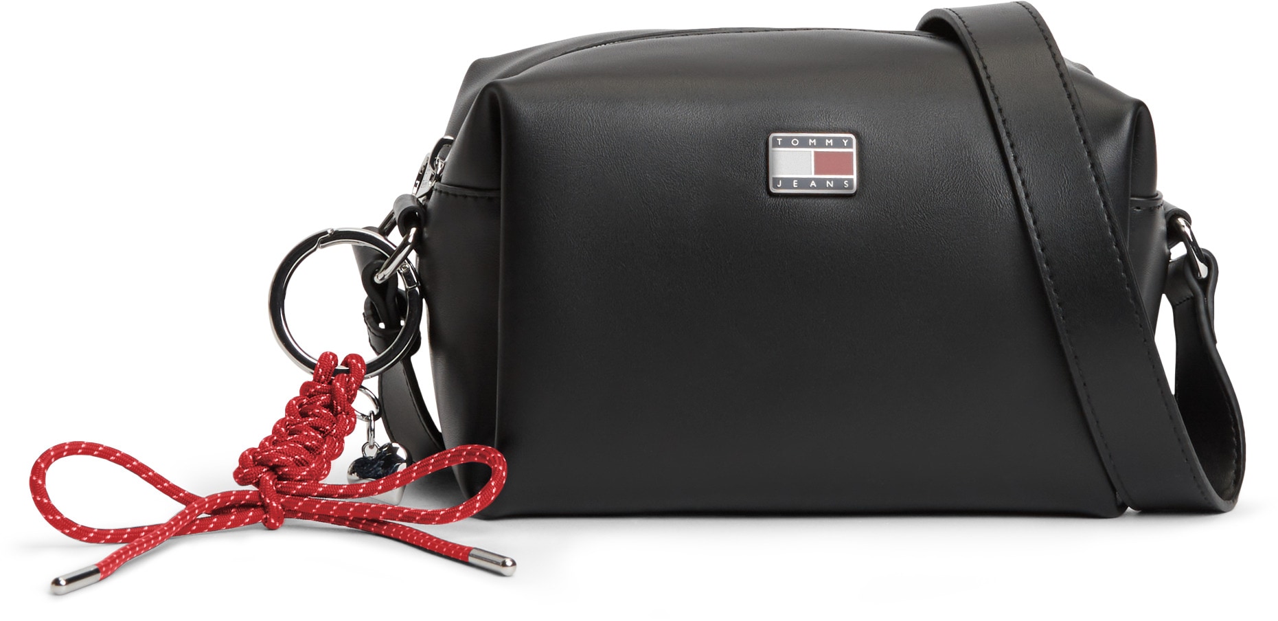 Image of Tommy Jeans Mini Bag "TJW CITY CHARM CAMERA BAG" Damen Umhängetasche, Mini-Bag, Cross-Body Bag mit Kordelanhänger
