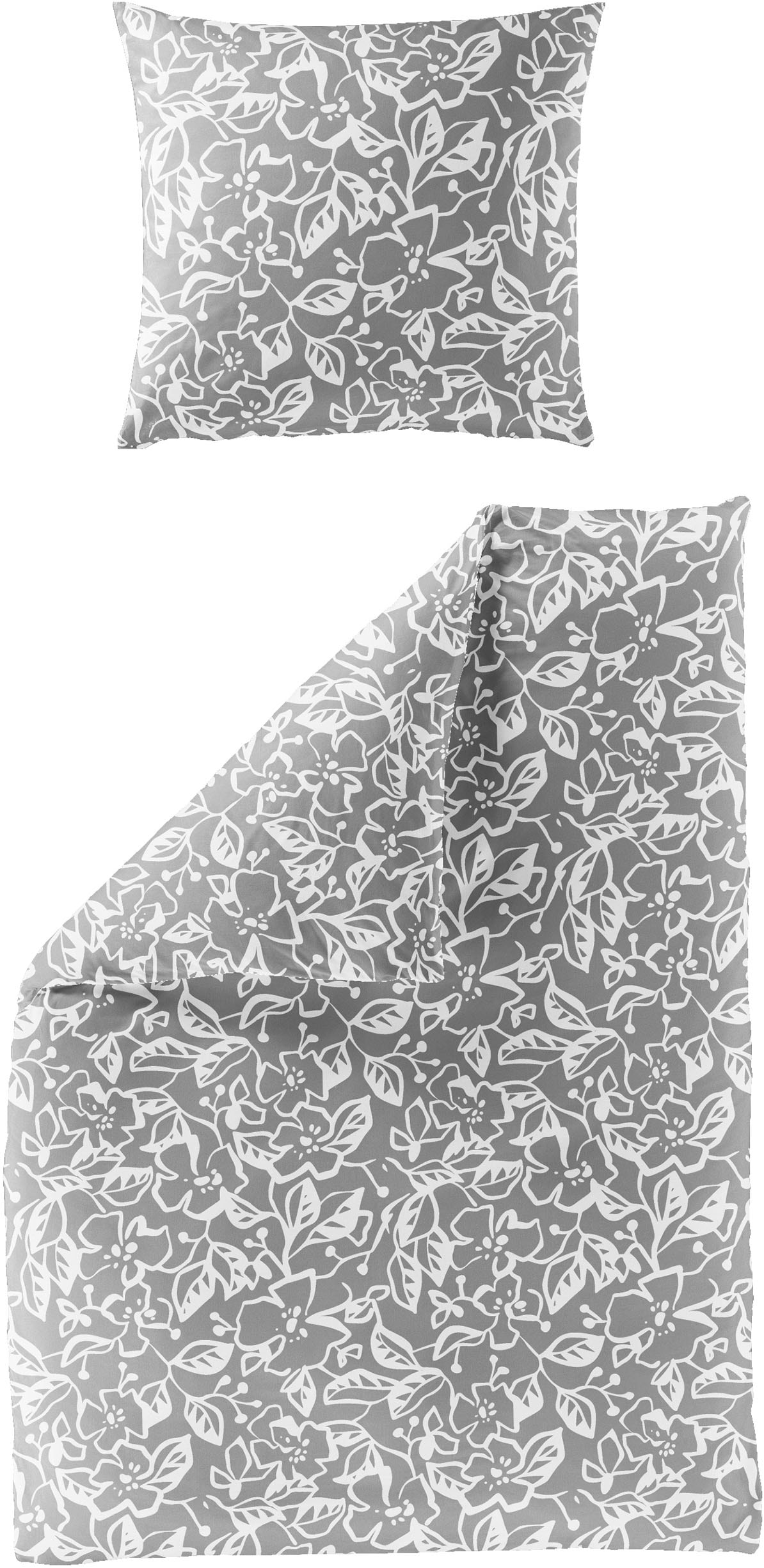 Image of BIERBAUM Bettwäsche "4174" 2 Stk. Mako-Satin, 100 % Baumwolle, pflegeleicht