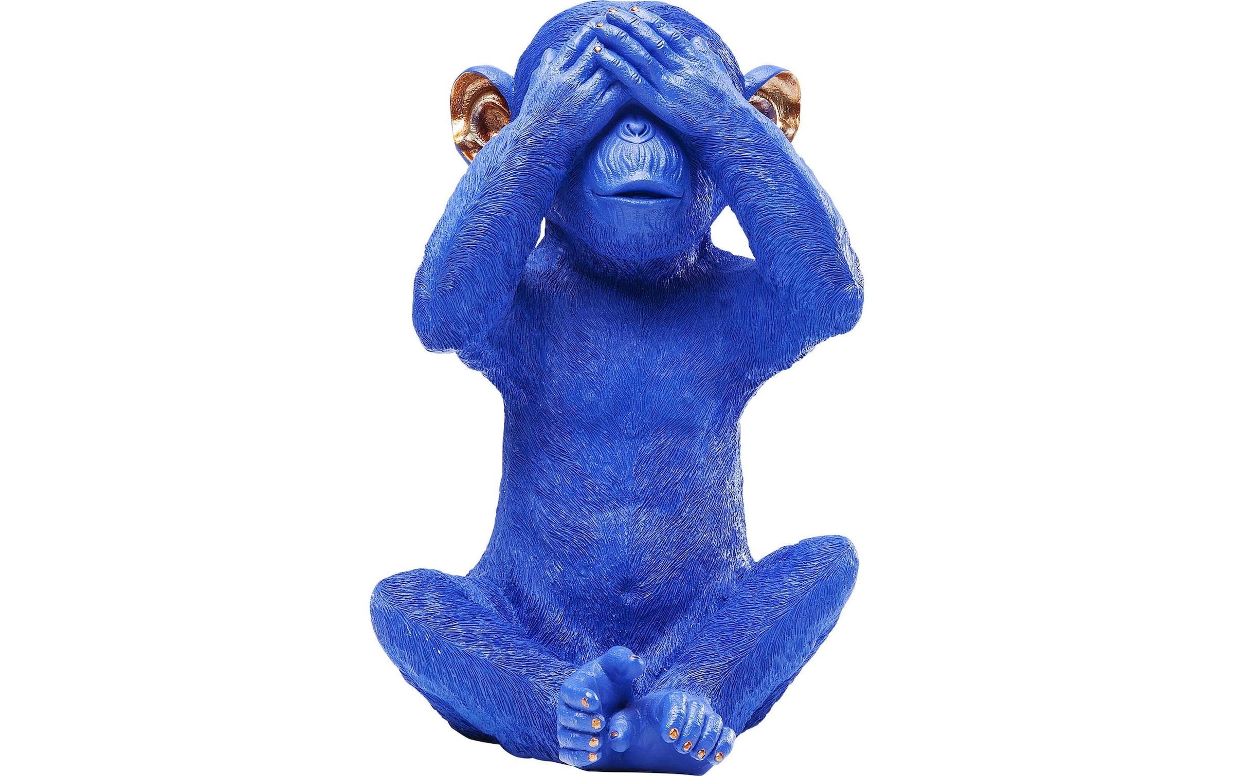 KARE Spardose »Monkey Mizaru Blau«