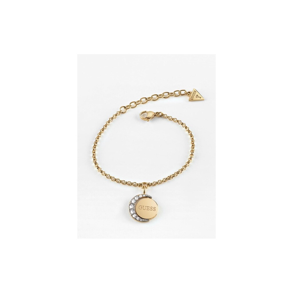 Guess Armband »Moon Phases Edelstahl«