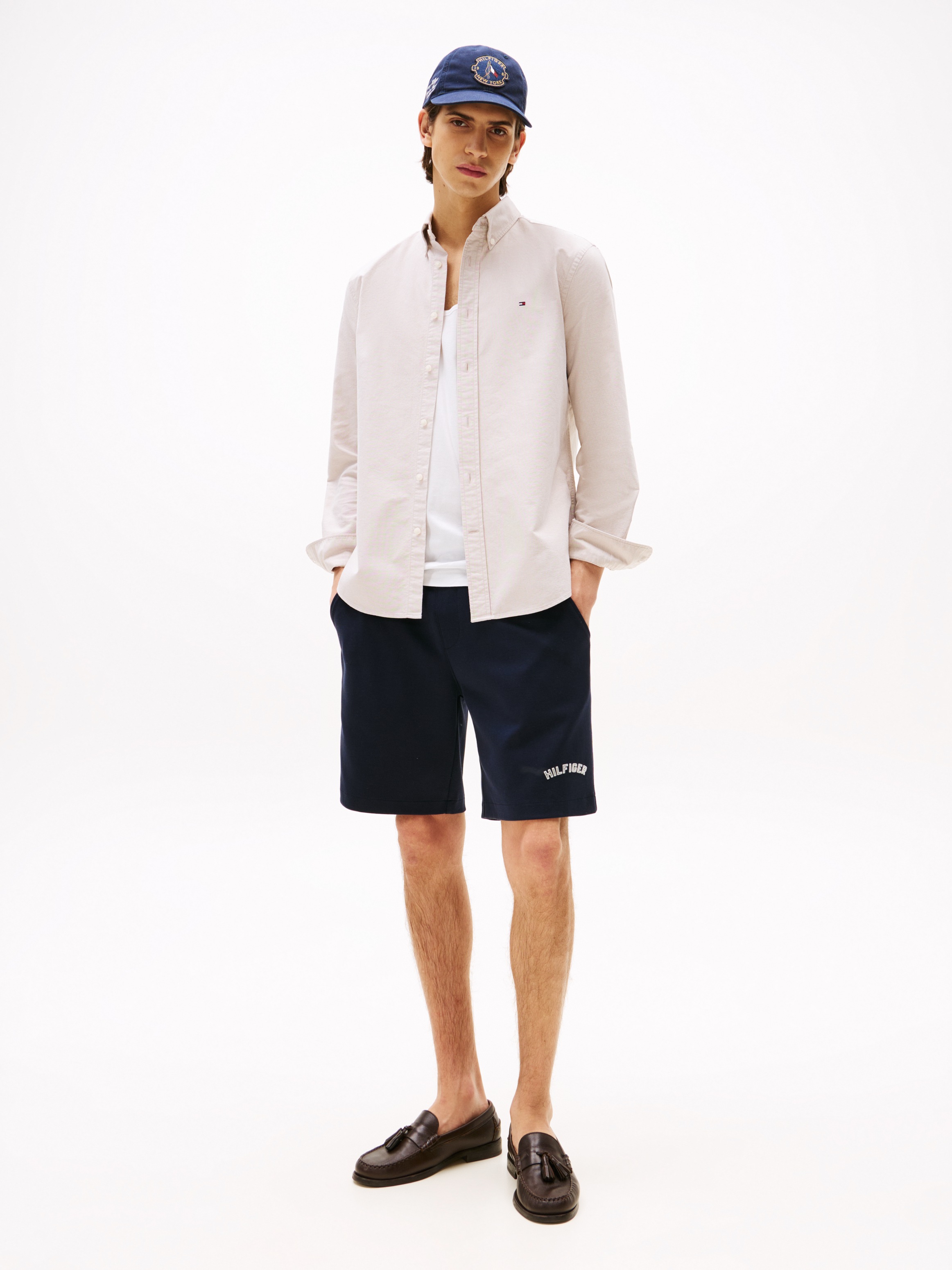 Tommy Hilfiger Langarmhemd »SOLID HERITAGE OXFORD Regular Fit« Regular Fit Oxford Casual