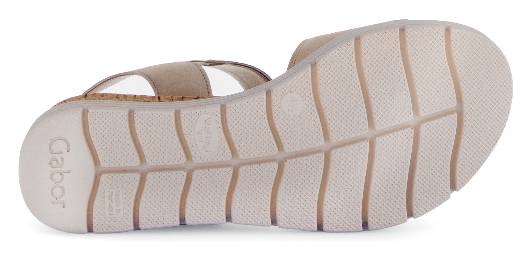 Gabor Sandales compensées »GENUA«  , Sommerschuh, Riemchensandale, Komfortschuh in Weite G (=weit)