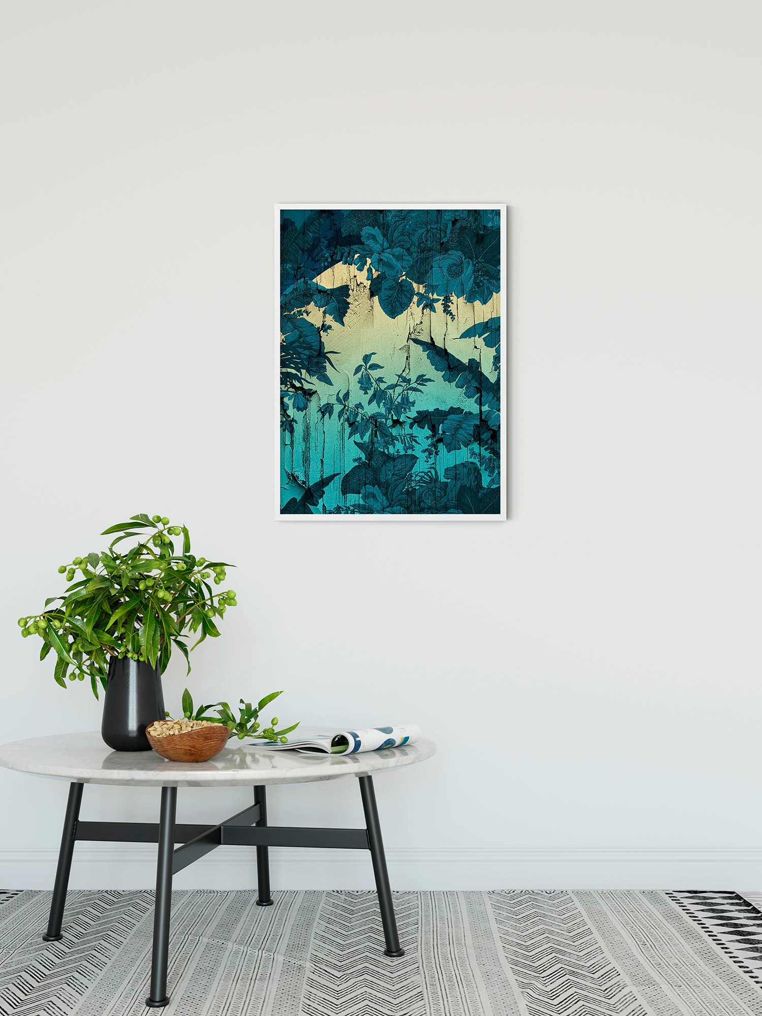 Komar Bild »Mur en Ruine«, Natur, (1 St.), Wandbild zur Dekoration - ohne Rahmen