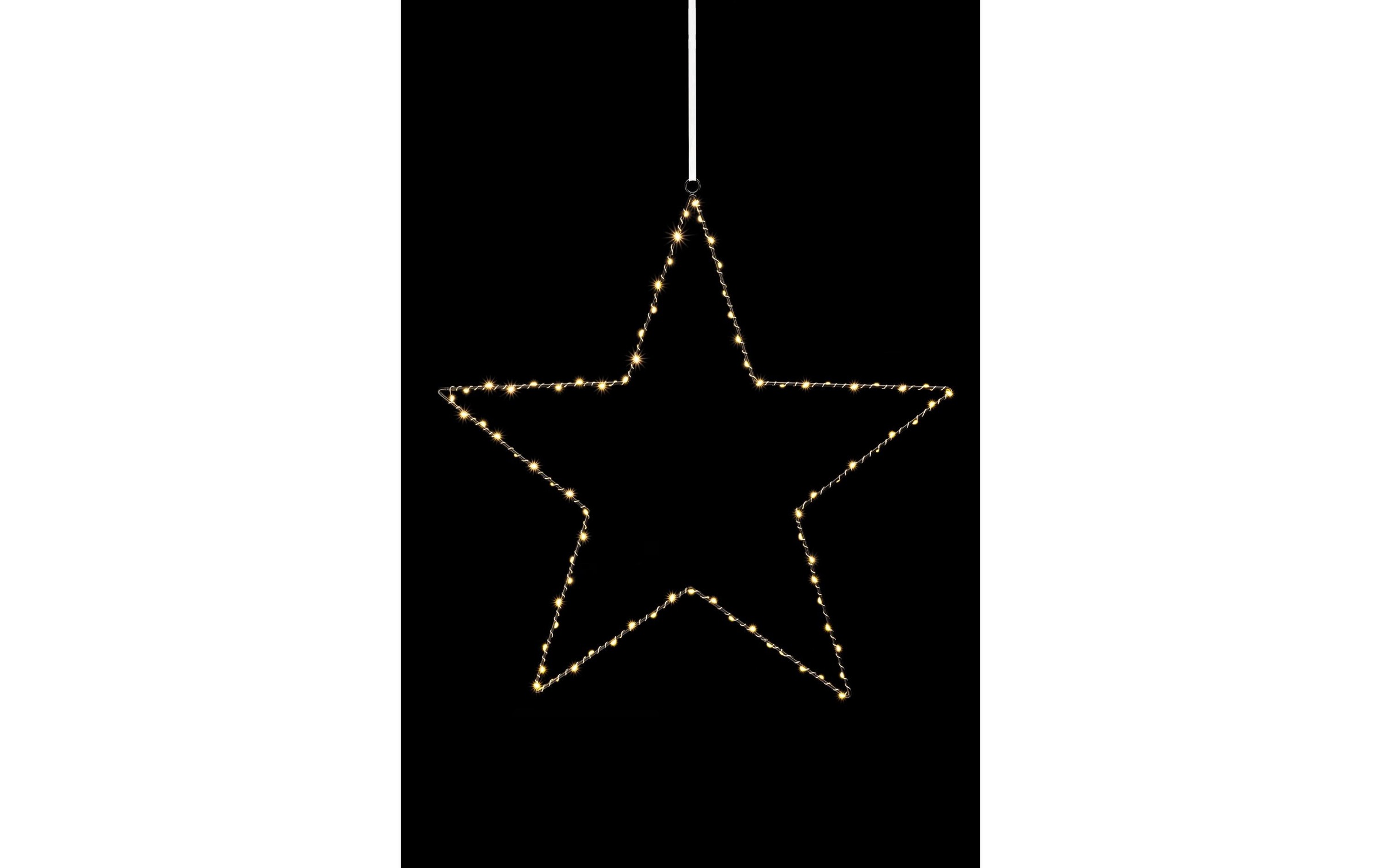 STT Étoile LED »M 80 LEDs Schwarz«