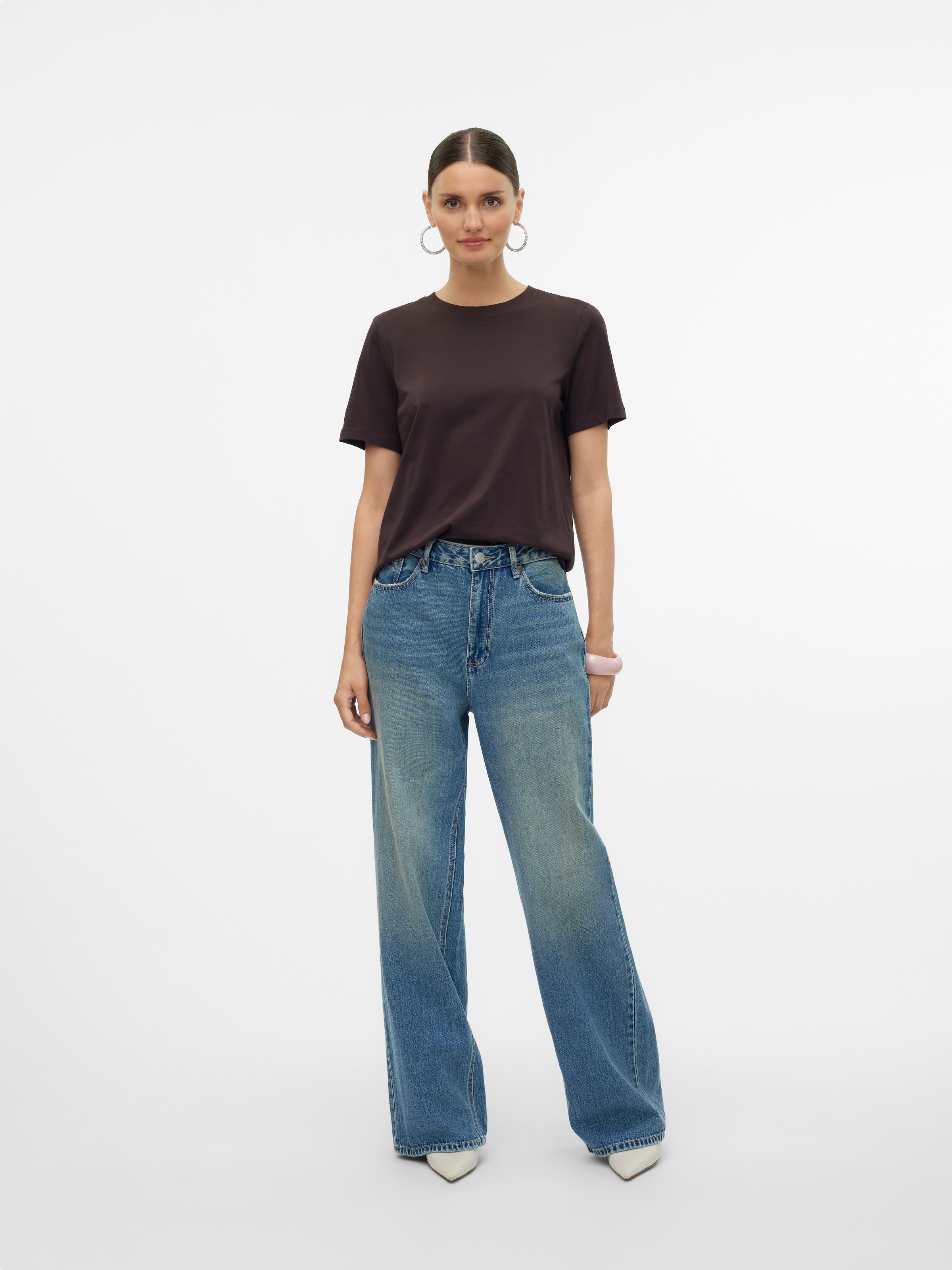 Vero Moda Kurzarmshirt »VMPAULINA SS T-SHIRT GA JRS NOOS«