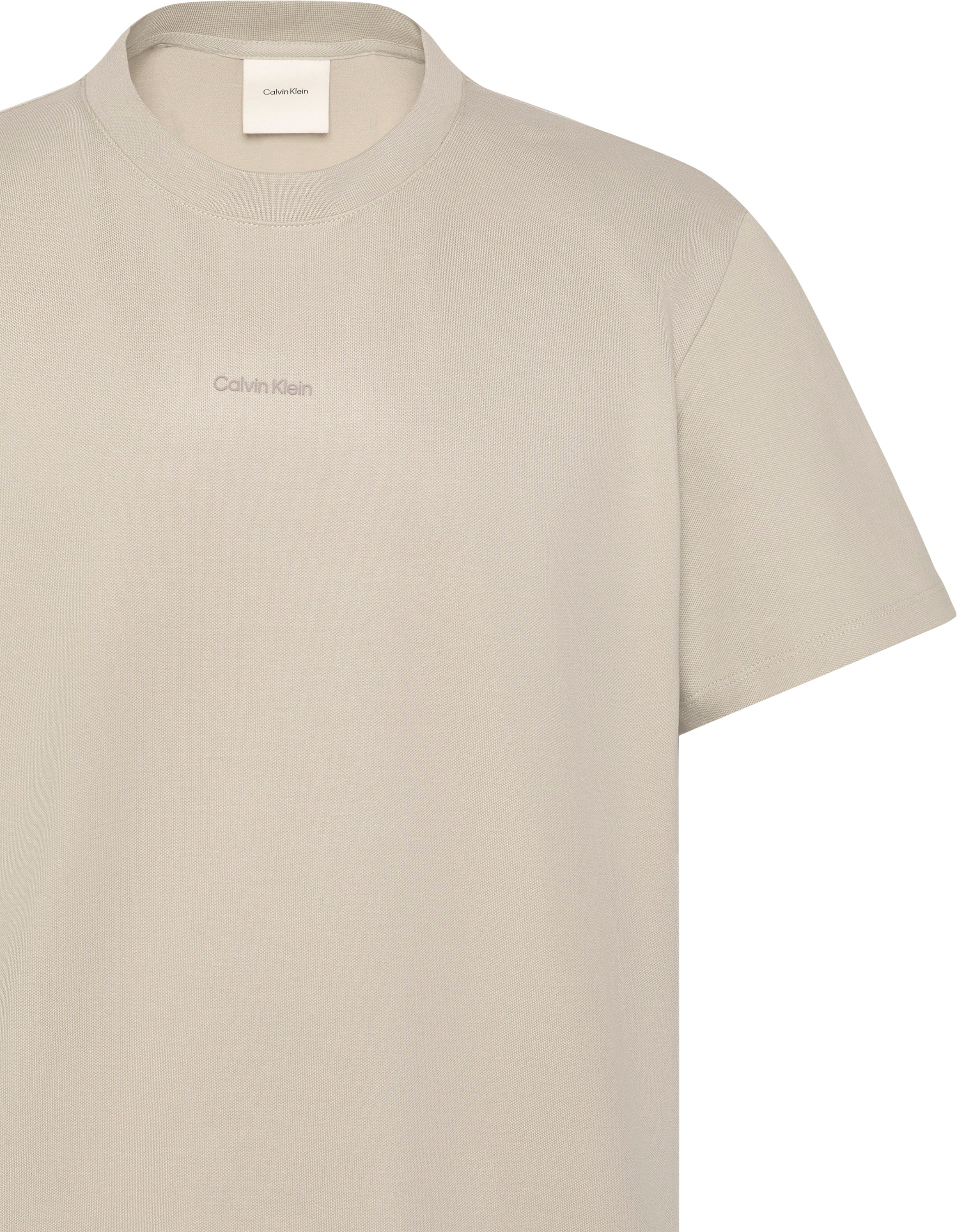 Calvin Klein T-Shirt »SS STRETCH PIQUE NANO EASY TEE« Mit Rundhalsausschnitt