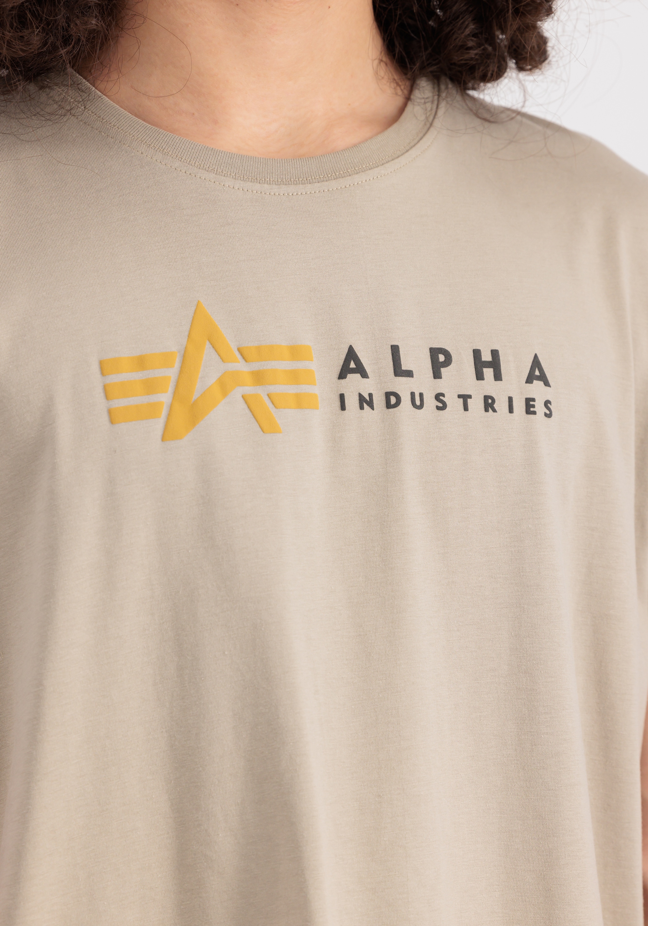 Alpha Industries T-Shirt »Alpha Industries Men - T-Shirts Alpha Label T Puff Print«