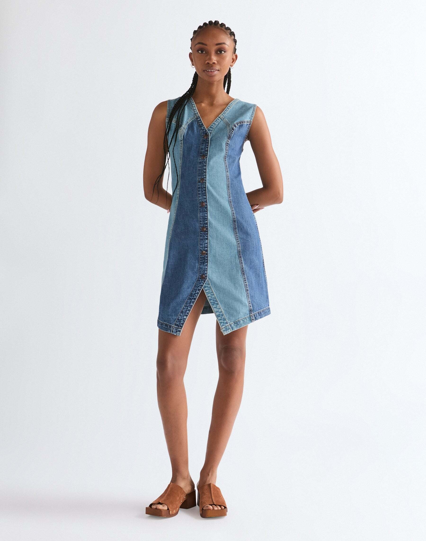 Wrangler Robe en jean »WRANGLER Jeanskleid Vest Dress«