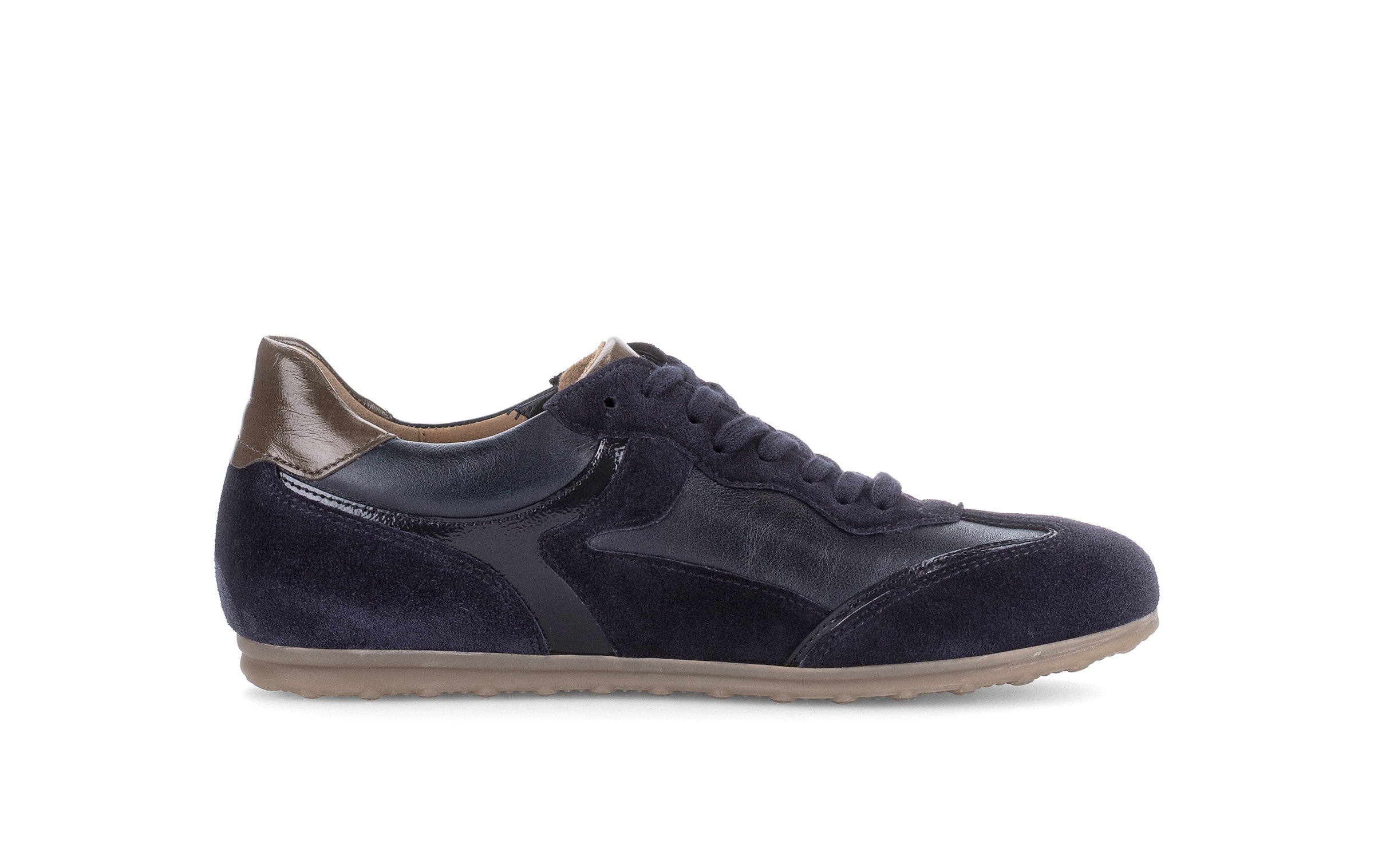 Gabor Sneaker  Schnürschuh, Halbschuh mit modischen Kontrastbesätzen, G-Weite