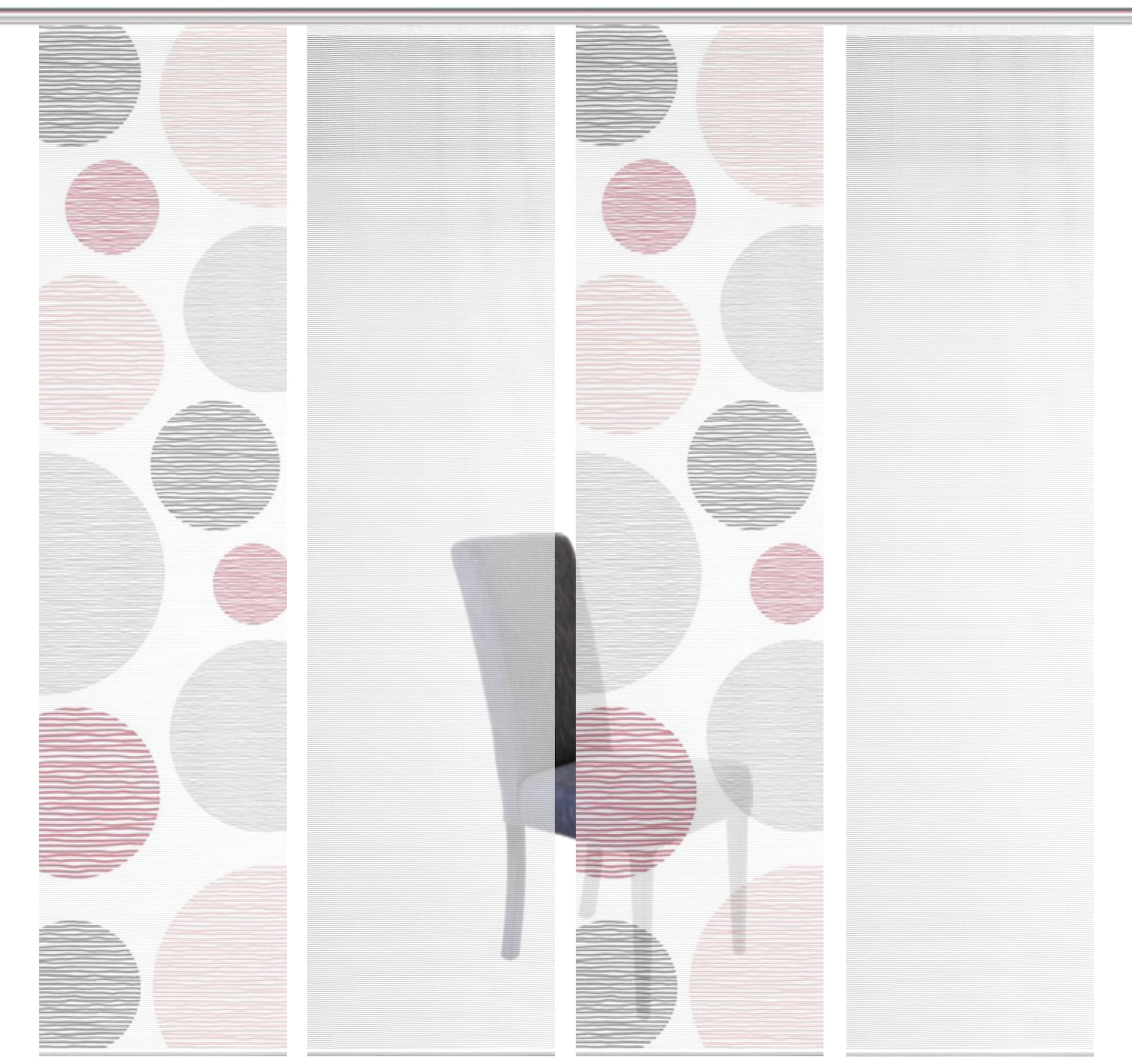 Image of Vision S Schiebegardine »4ER SET BORDEN«, (4 St.), HxB: 260x60, Schiebevorhang 4er Set Digitaldruck bei Ackermann Versand Schweiz