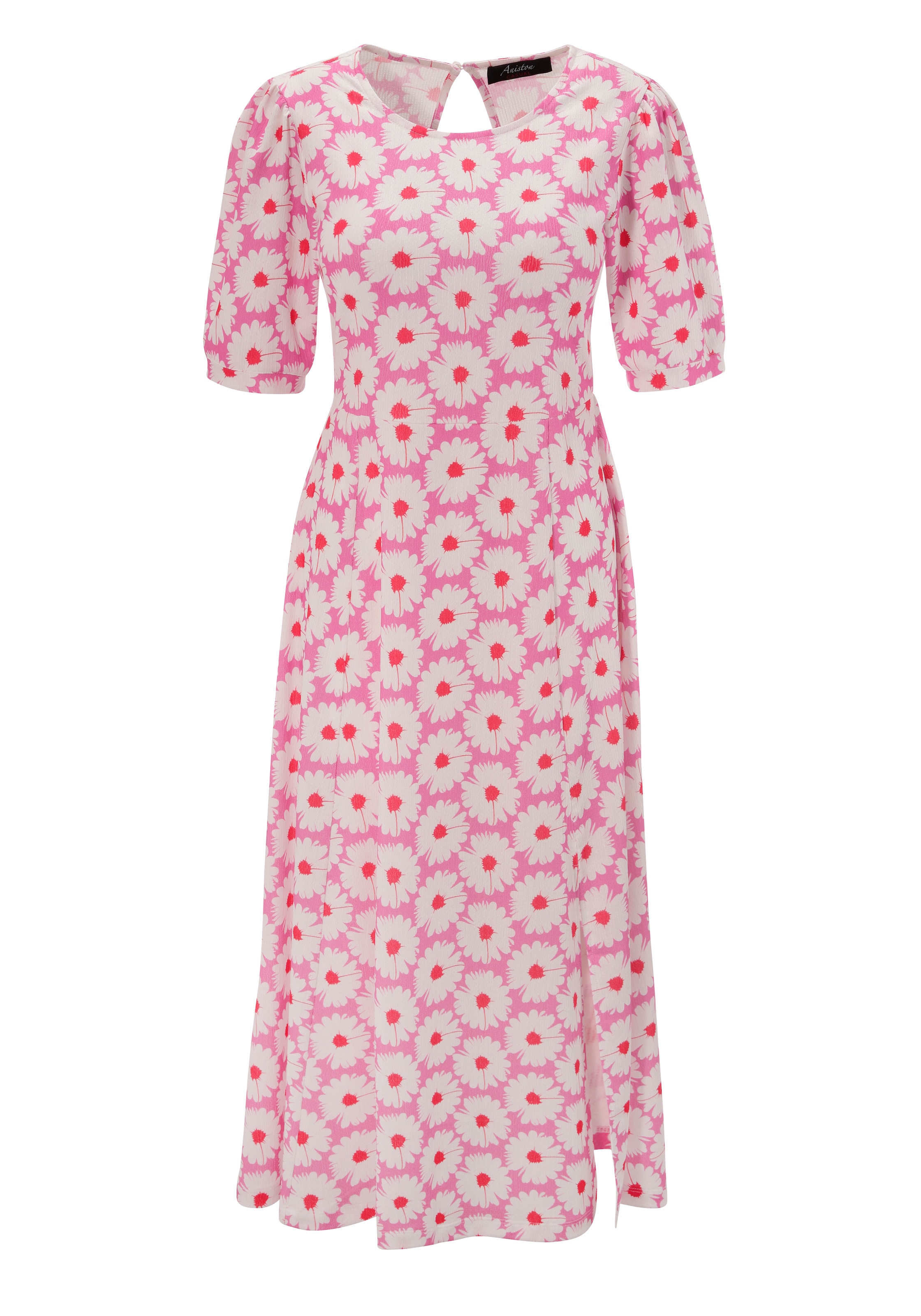 Aniston CASUAL Sommerkleid, allover mit Blüten bedruckt