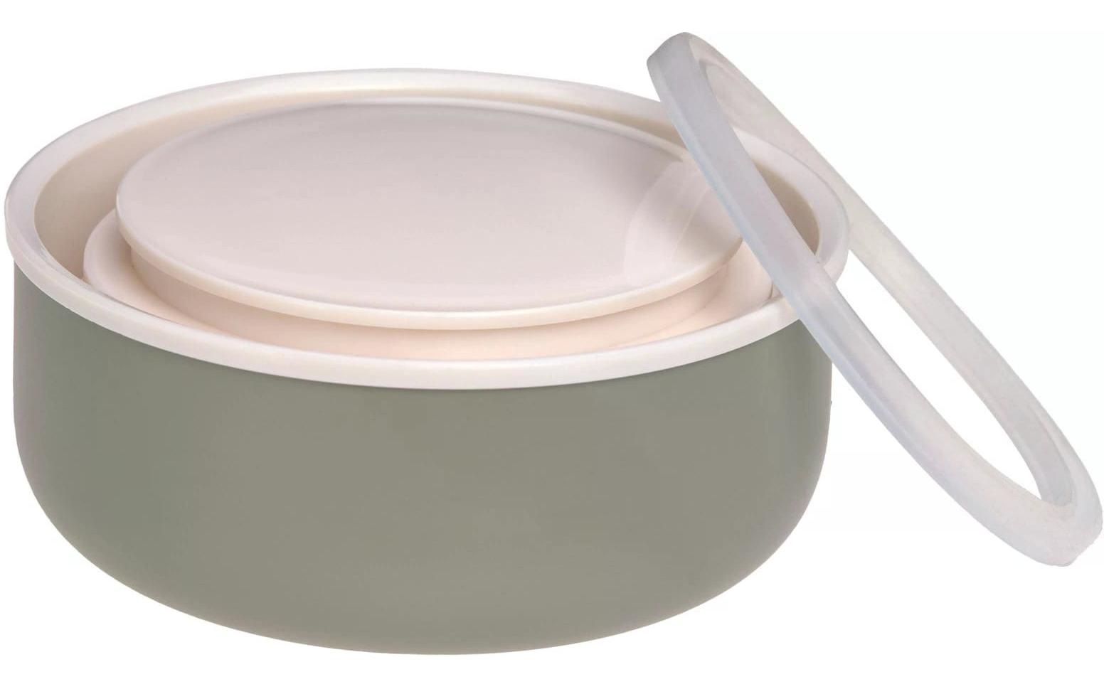 LÄSSIG Thermobehälter »Happy Prints Light Olive 350 ml«, (1 tlg.)
