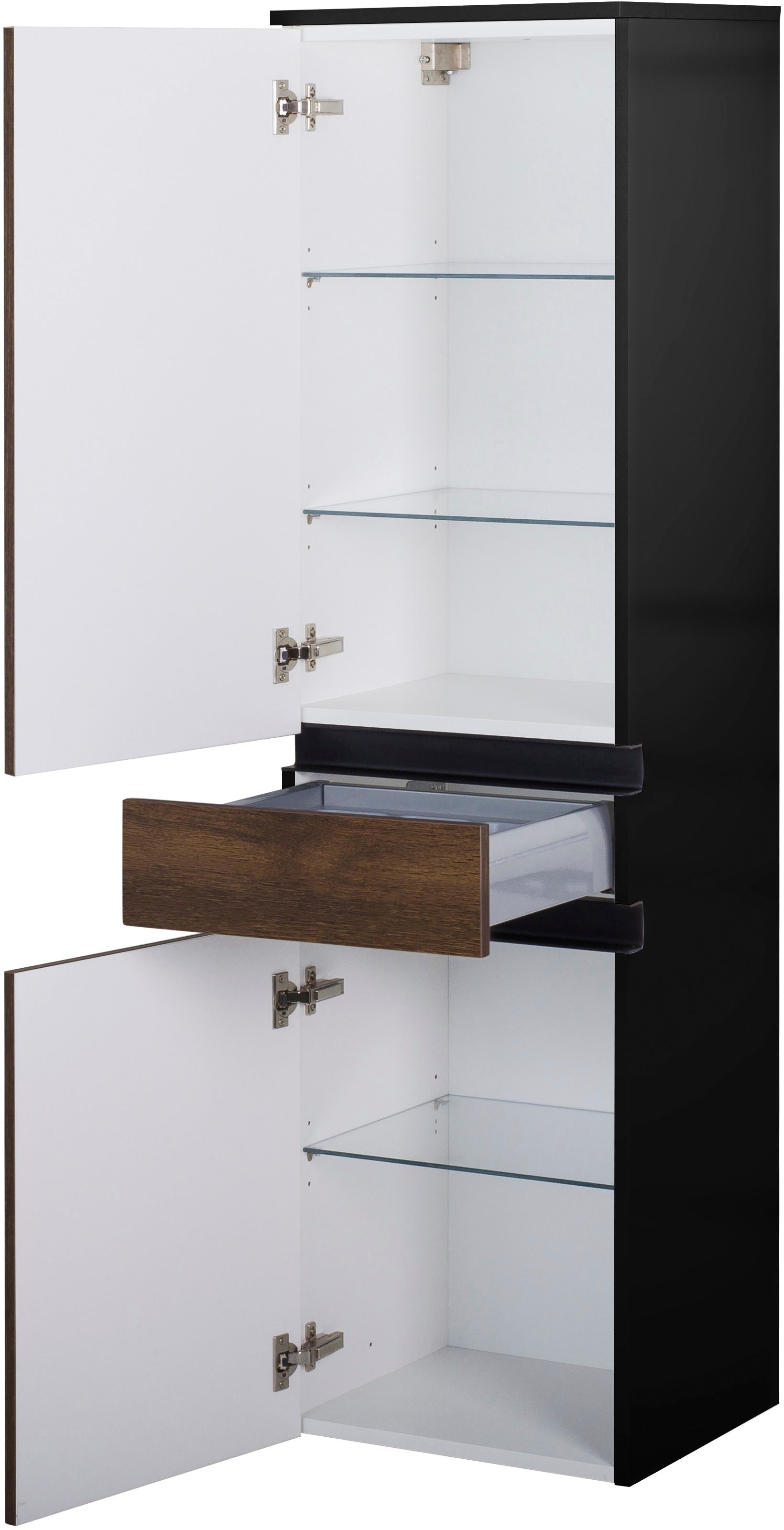 MARLIN Midischrank »3510clarus«, 40 cm breit, Soft-Close-Funktion, vormontierter Badschrank, Badmöbel