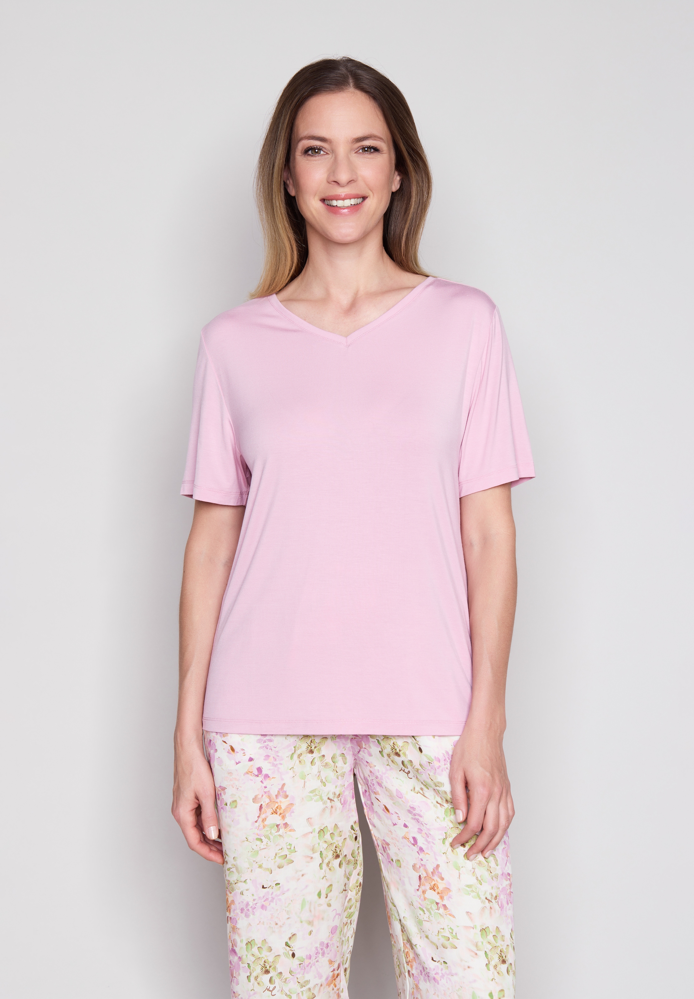 Image of JOOP Pyjamaoberteil mit V-Ausscshnitt und kurzem Arm