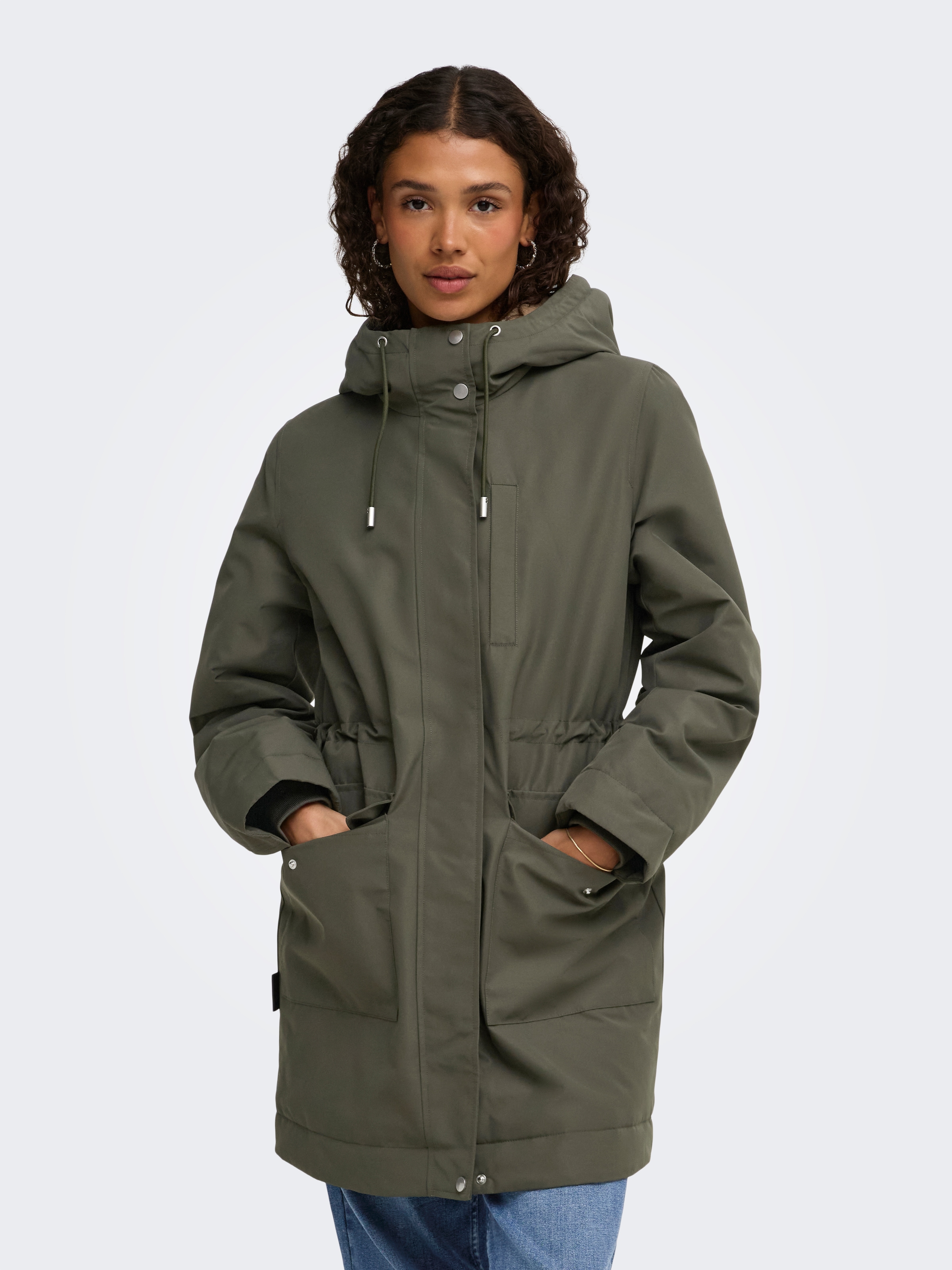 Image of JDY Parka "JDYVALENCIA PARKA COAT OTW SIJ" mit Kapuze Polyester
