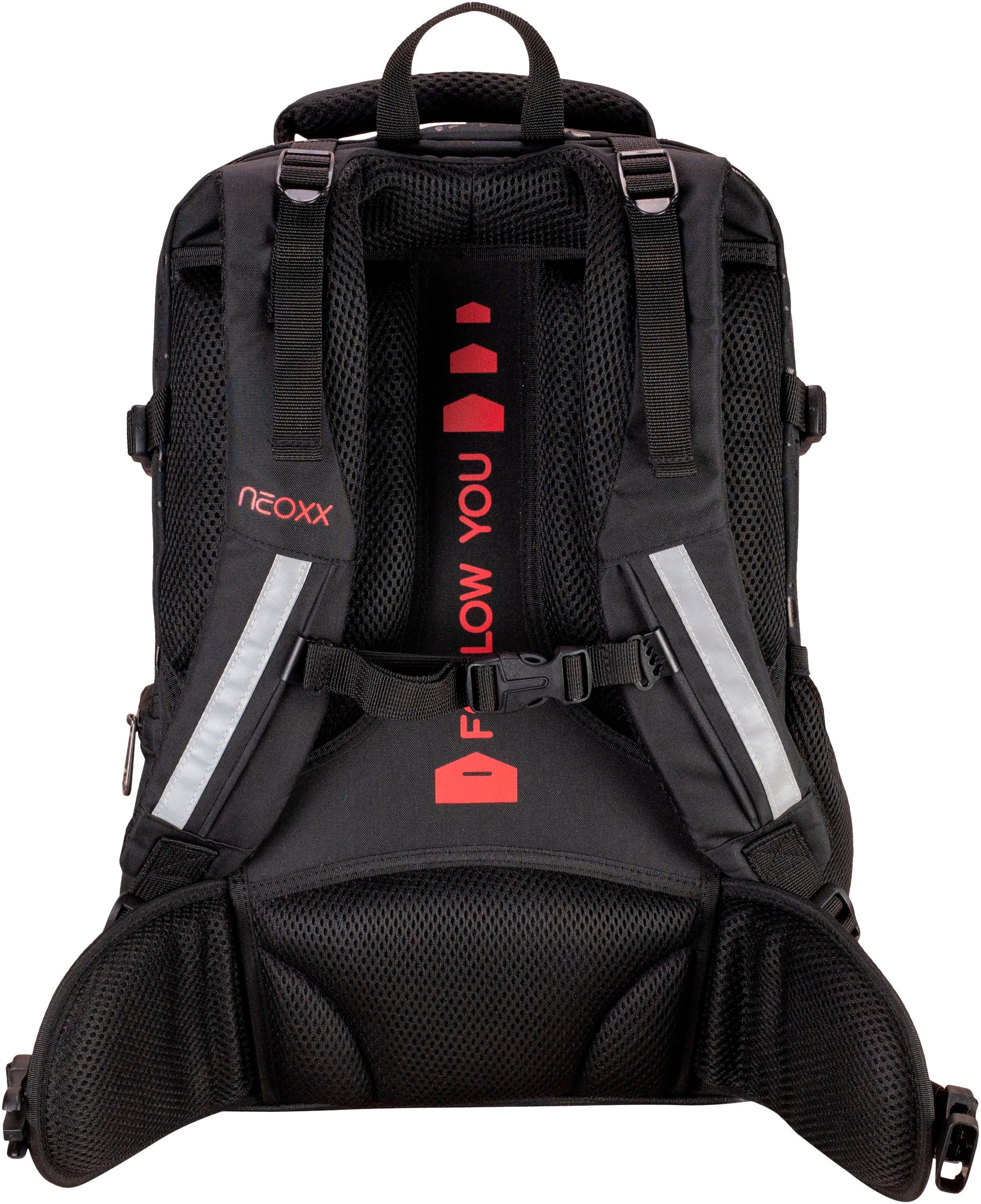 neoxx Schulrucksack »Active Pro, Splash Black«