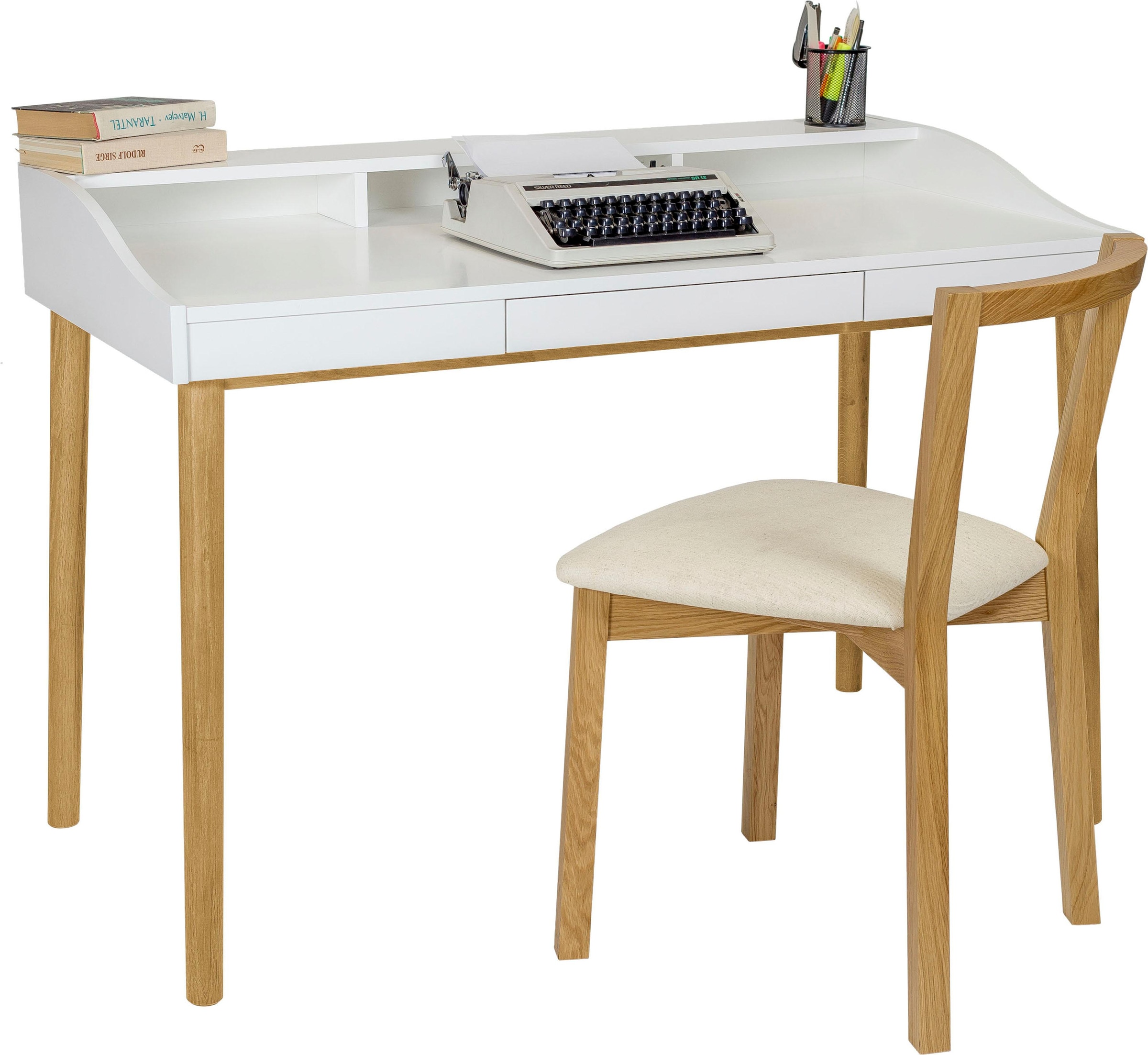 Image of Woodman Schreibtisch "Lene" im skandinavian Design, FSC-zertifiziert
