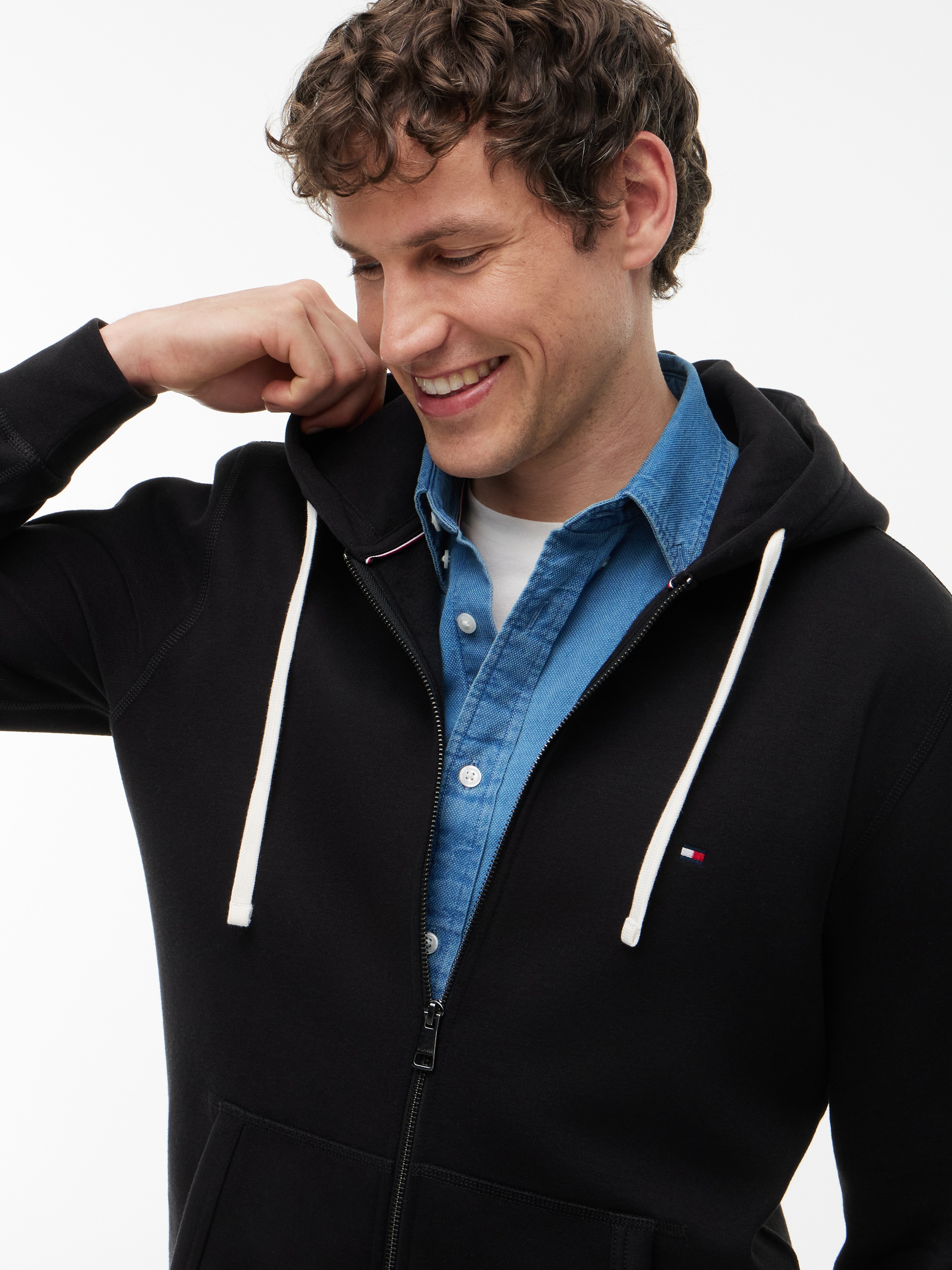Tommy Hilfiger Kapuzensweatjacke »ESSENTIAL FLEECE HOODED REGULAR«