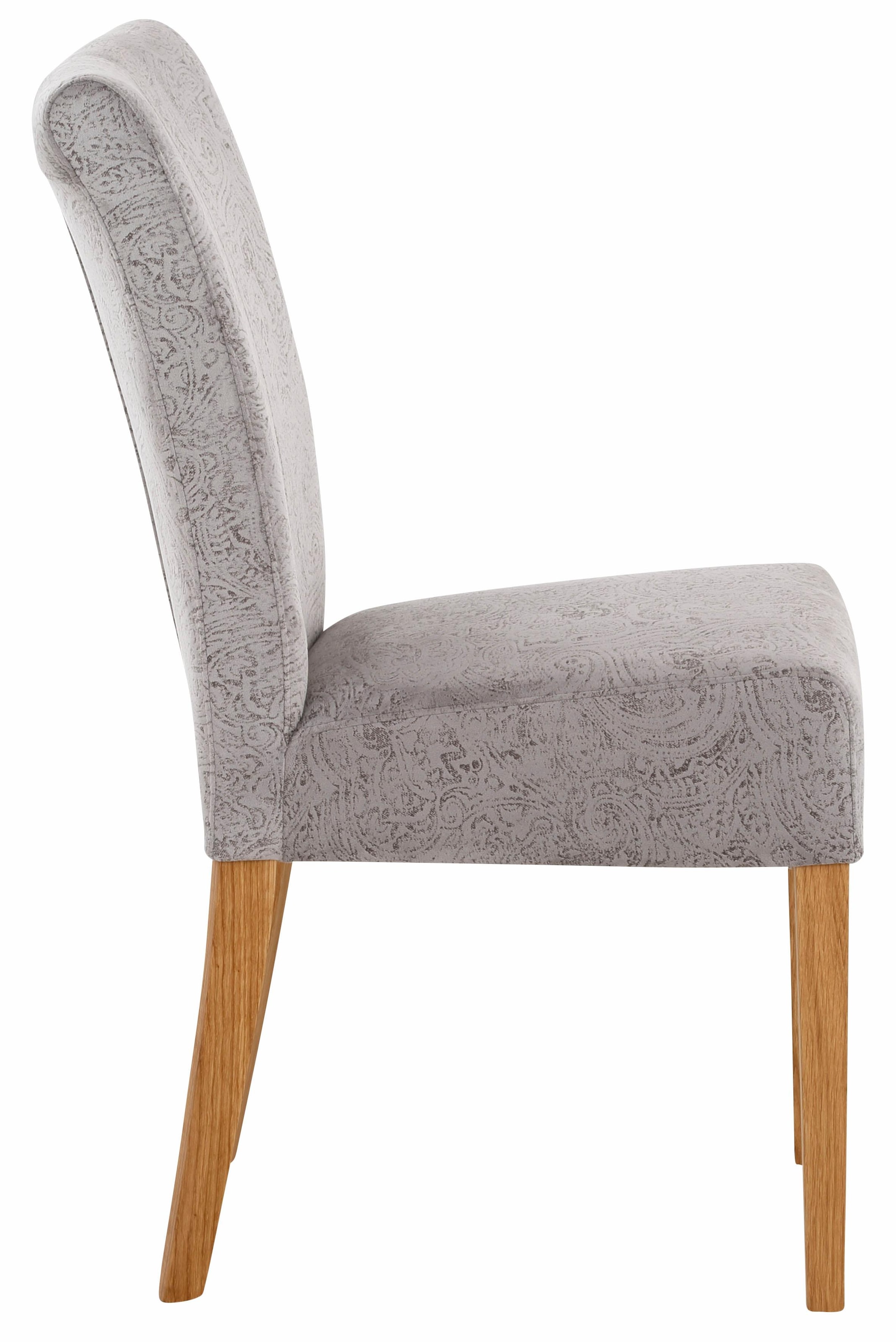 Home affaire Esszimmerstuhl »Queen Polsterstuhl BESTSELLER«, (Set), 2 St., Luxus-Microfaser, verschiedene Bezüge, Gestell Massivholz
